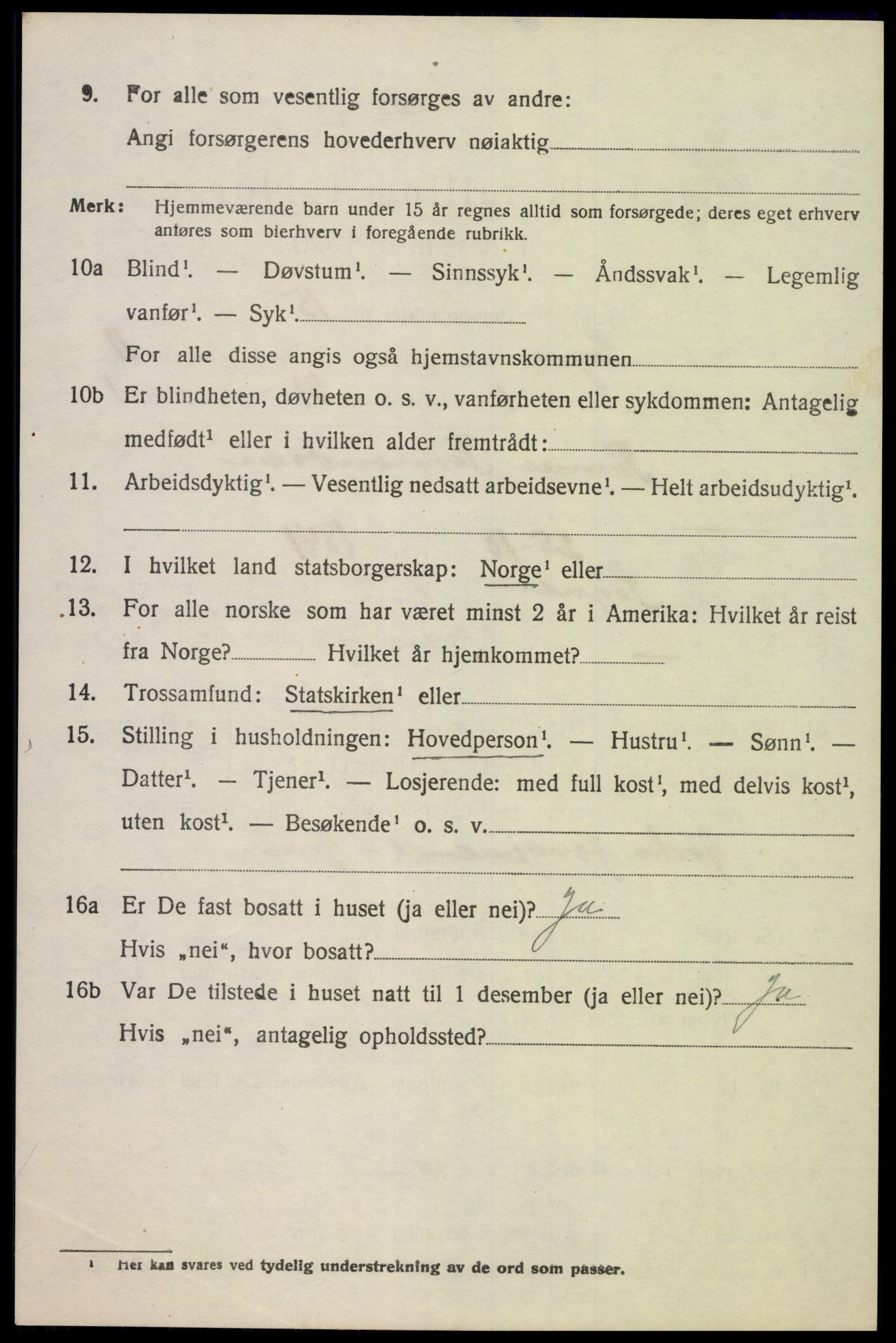 SAK, 1920 census for Søgne, 1920, p. 5628