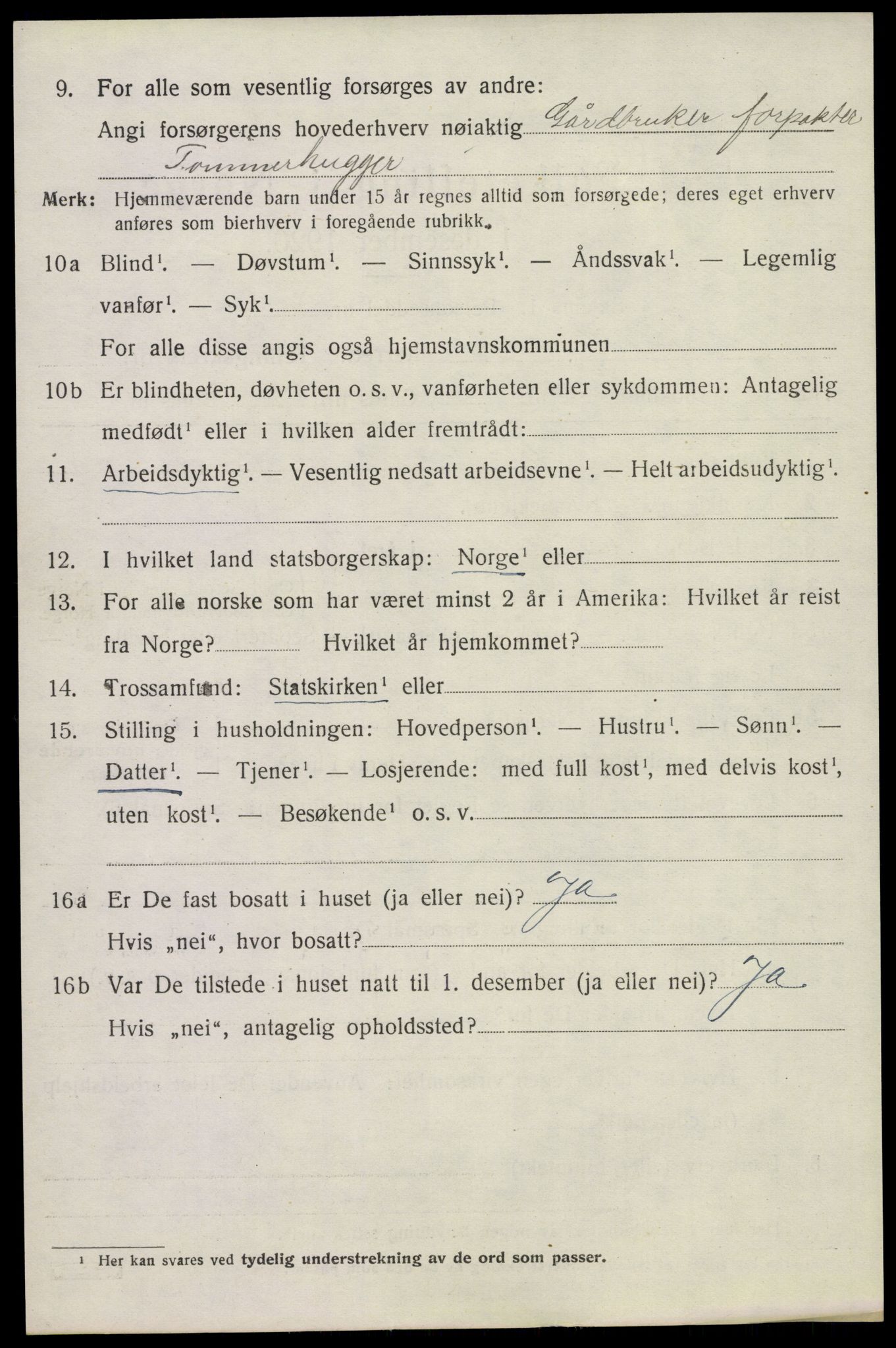 SAKO, 1920 census for Holla, 1920, p. 5454