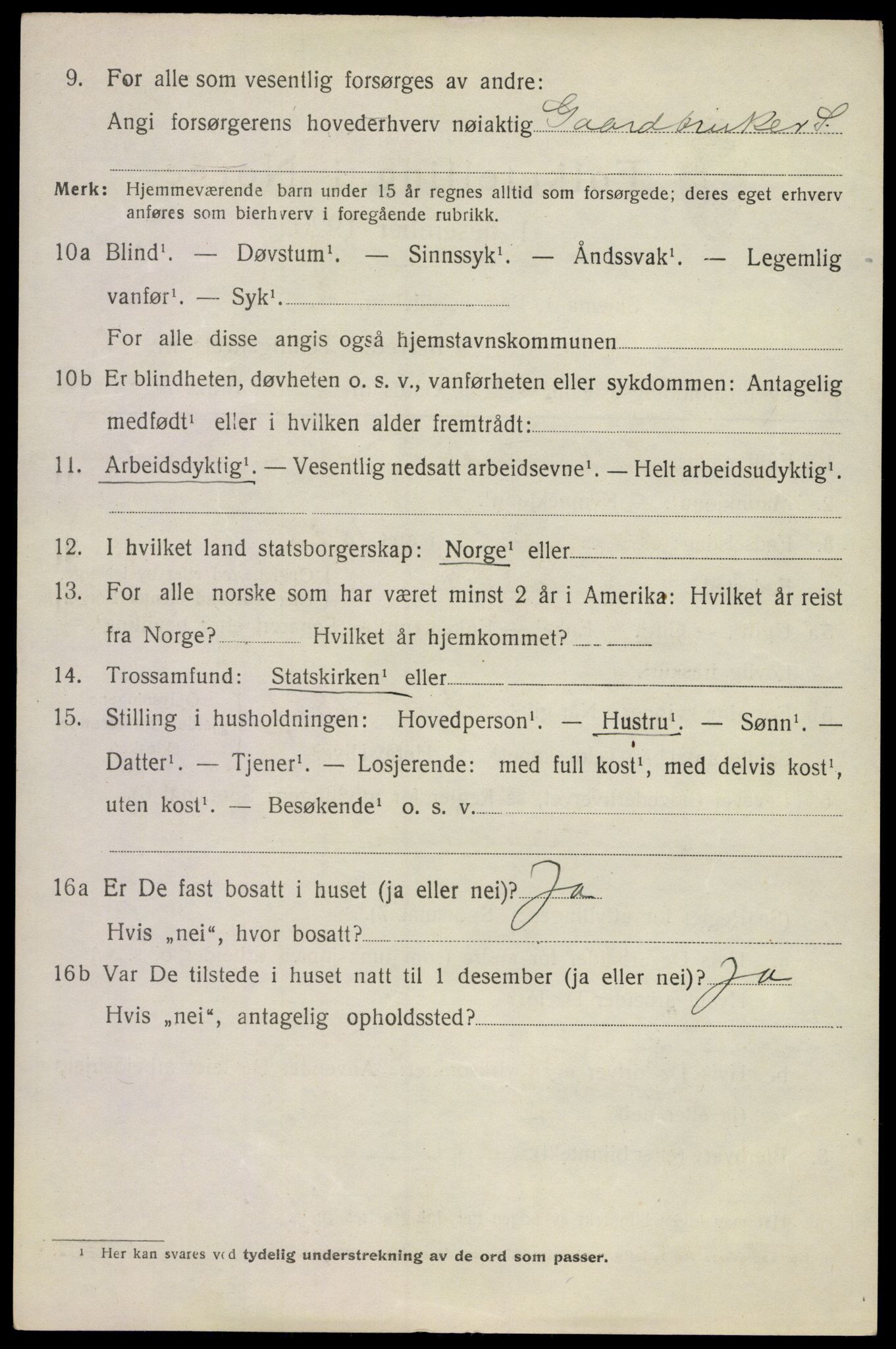 SAKO, 1920 census for Ramnes, 1920, p. 1447