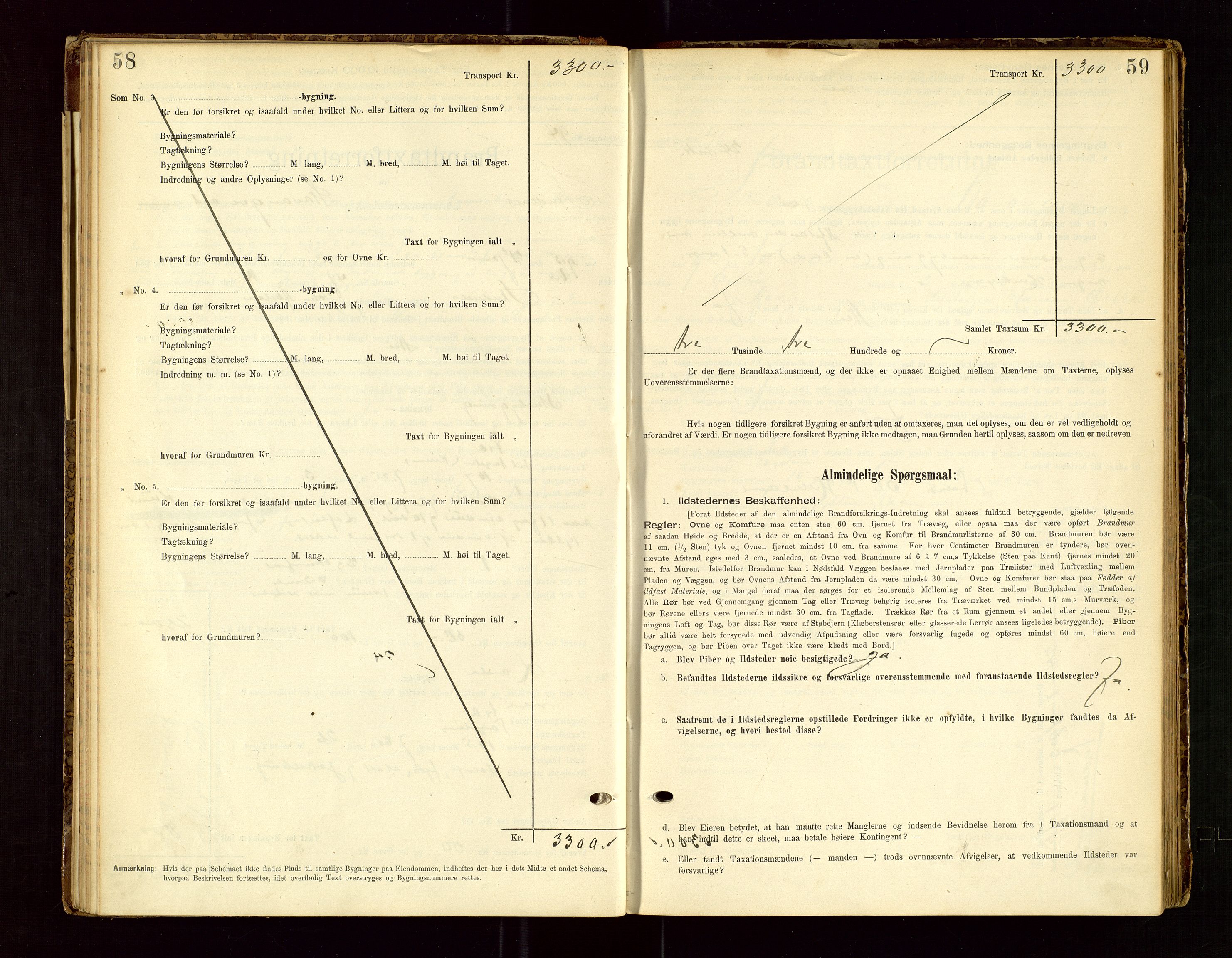 Skudenes lensmannskontor, AV/SAST-A-100444/Gob/L0001: "Brandtaxationsprotokoll", 1895-1924, p. 58-59