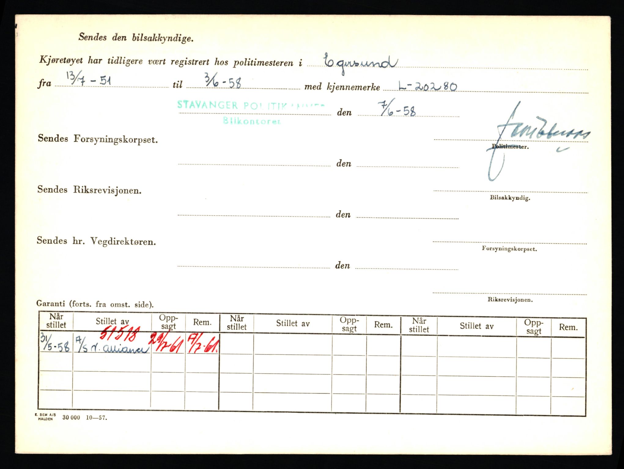 Stavanger trafikkstasjon, AV/SAST-A-101942/0/F/L0015: L-5500 - L-5949, 1930-1971, p. 1612