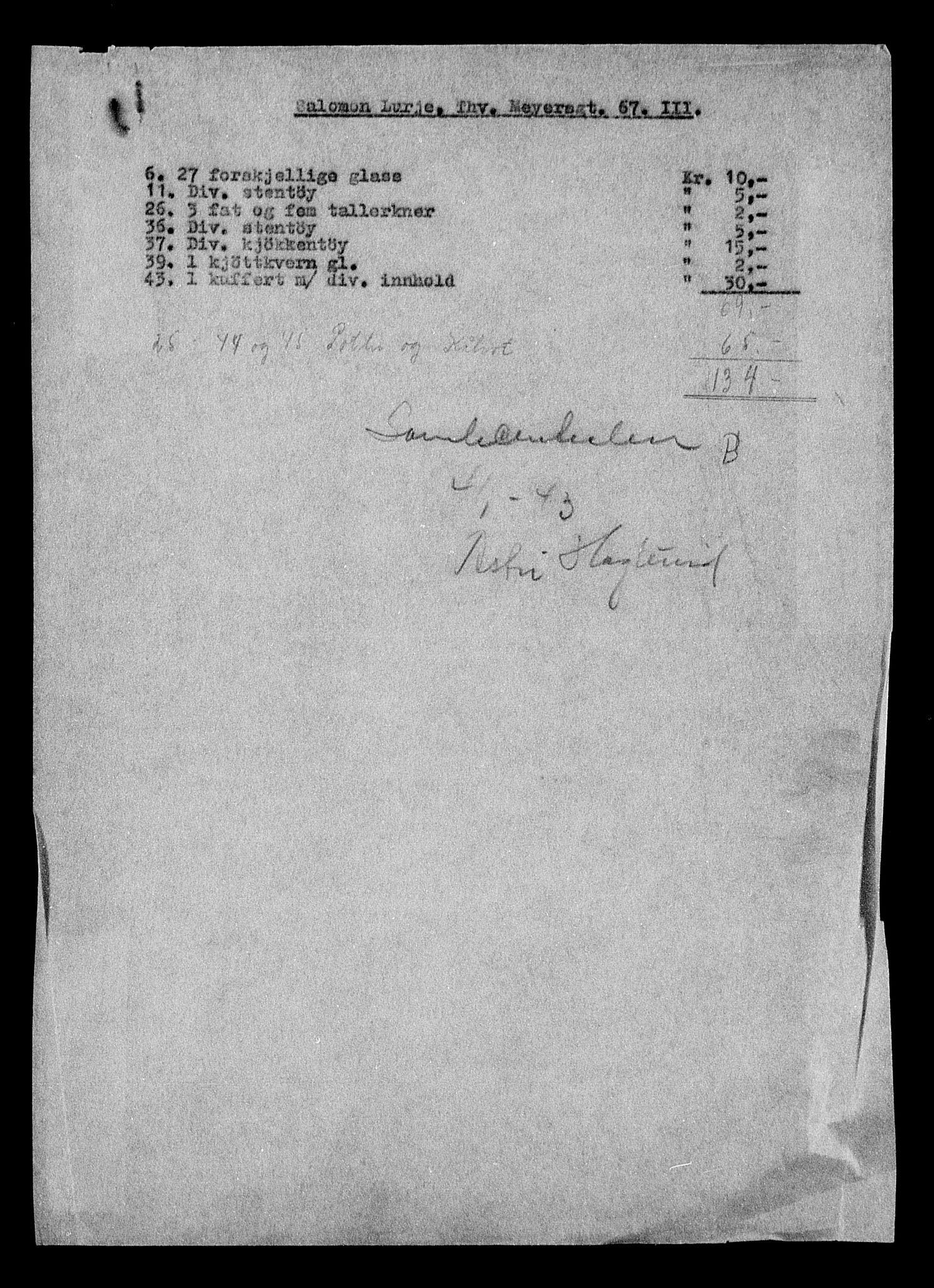 Justisdepartementet, Tilbakeføringskontoret for inndratte formuer, AV/RA-S-1564/H/Hc/Hcc/L0960: --, 1945-1947, p. 489