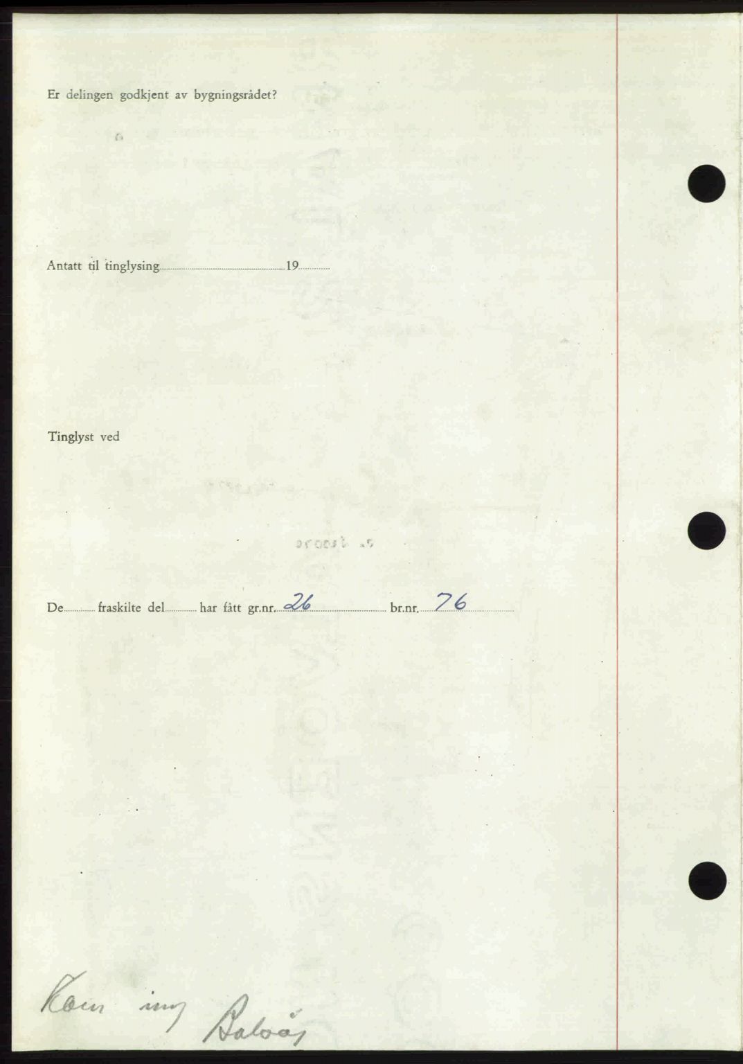 Romsdal sorenskriveri, AV/SAT-A-4149/1/2/2C: Mortgage book no. A26, 1948-1948, Diary no: : 1448/1948