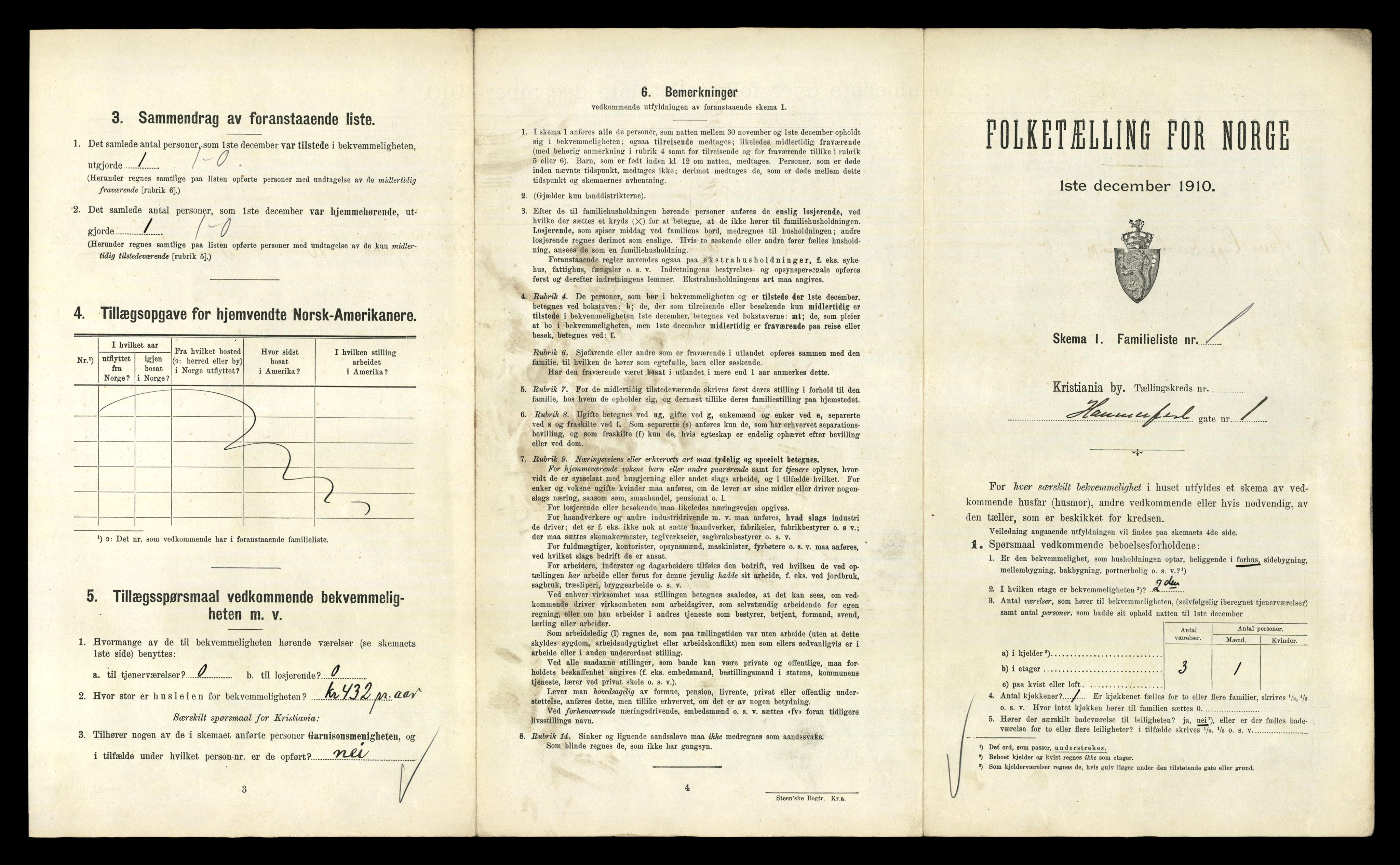 RA, 1910 census for Kristiania, 1910, p. 33193