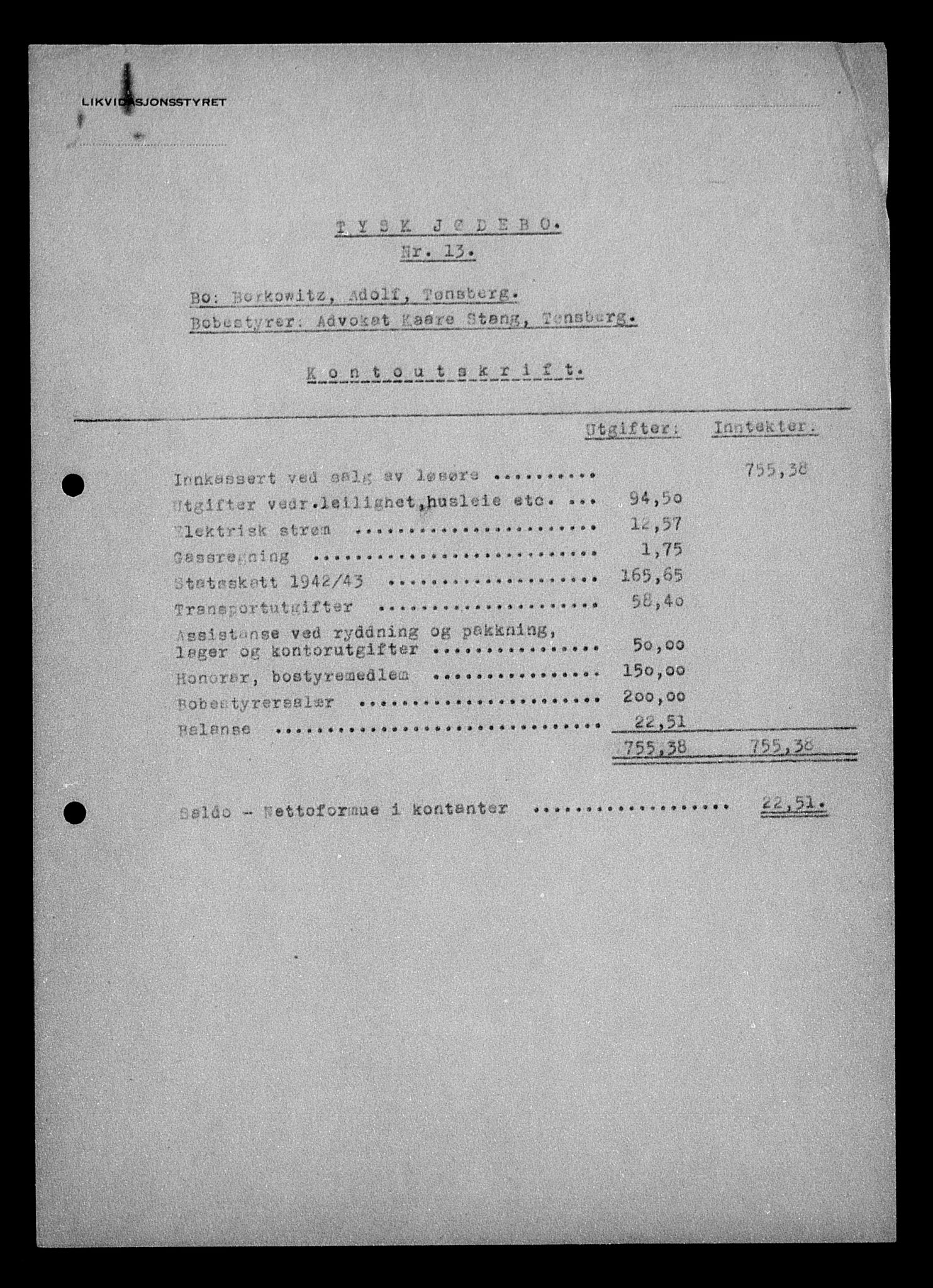 Justisdepartementet, Tilbakeføringskontoret for inndratte formuer, AV/RA-S-1564/H/Hc/Hcd/L0991: --, 1945-1947, p. 80