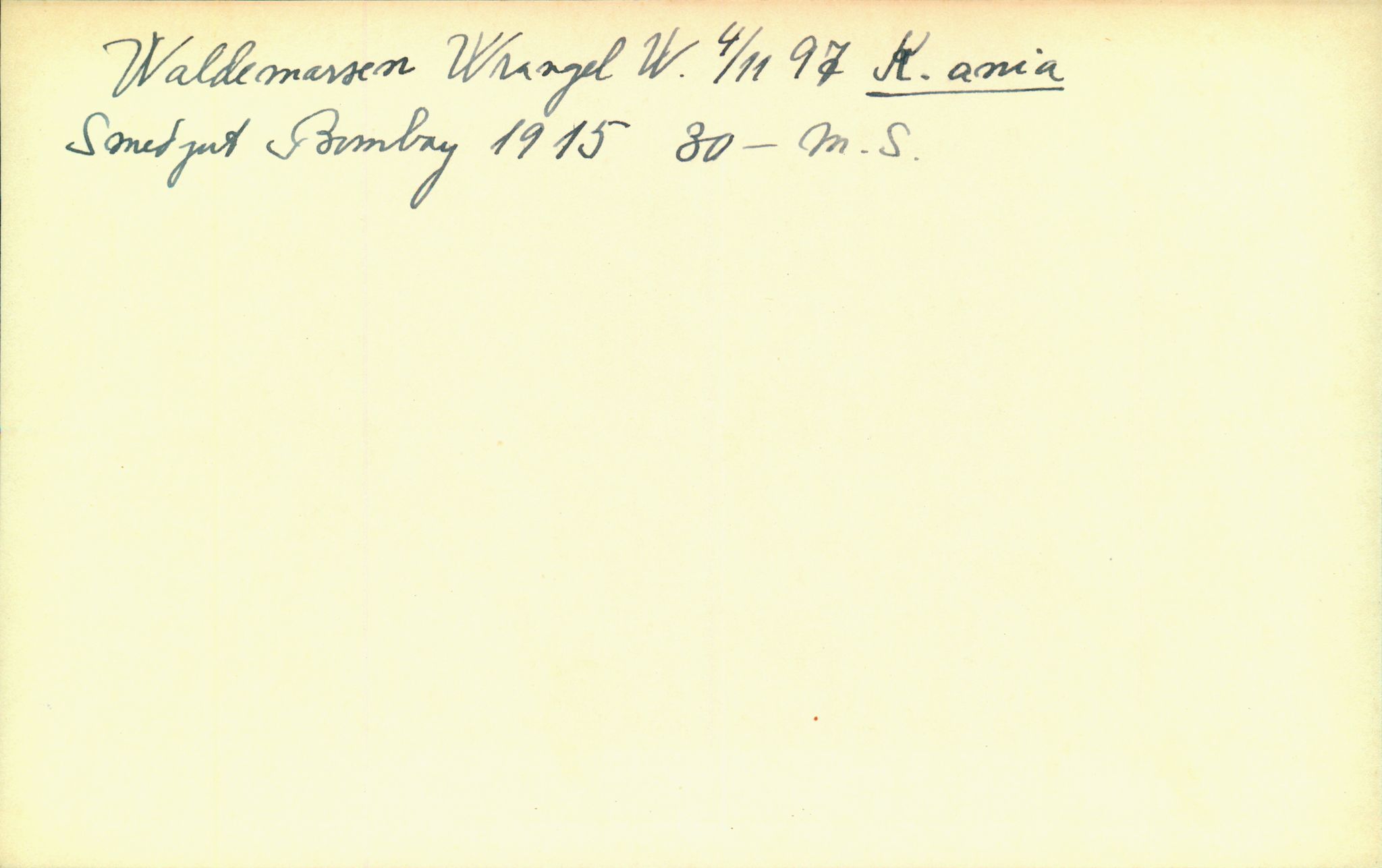 Hans Bogens samling, VEMU/ARS-A-1283/P/L0007: Mannskapskort, R - Ø, 1900-1930, p. 662
