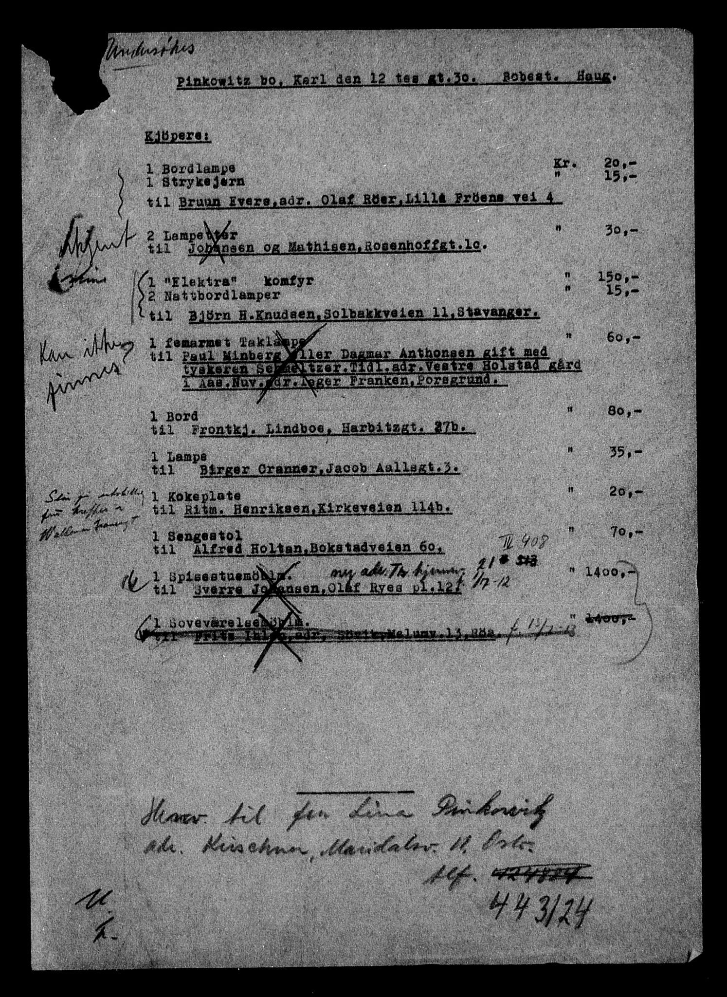 Justisdepartementet, Tilbakeføringskontoret for inndratte formuer, AV/RA-S-1564/H/Hc/Hcc/L0969: --, 1945-1947, p. 260