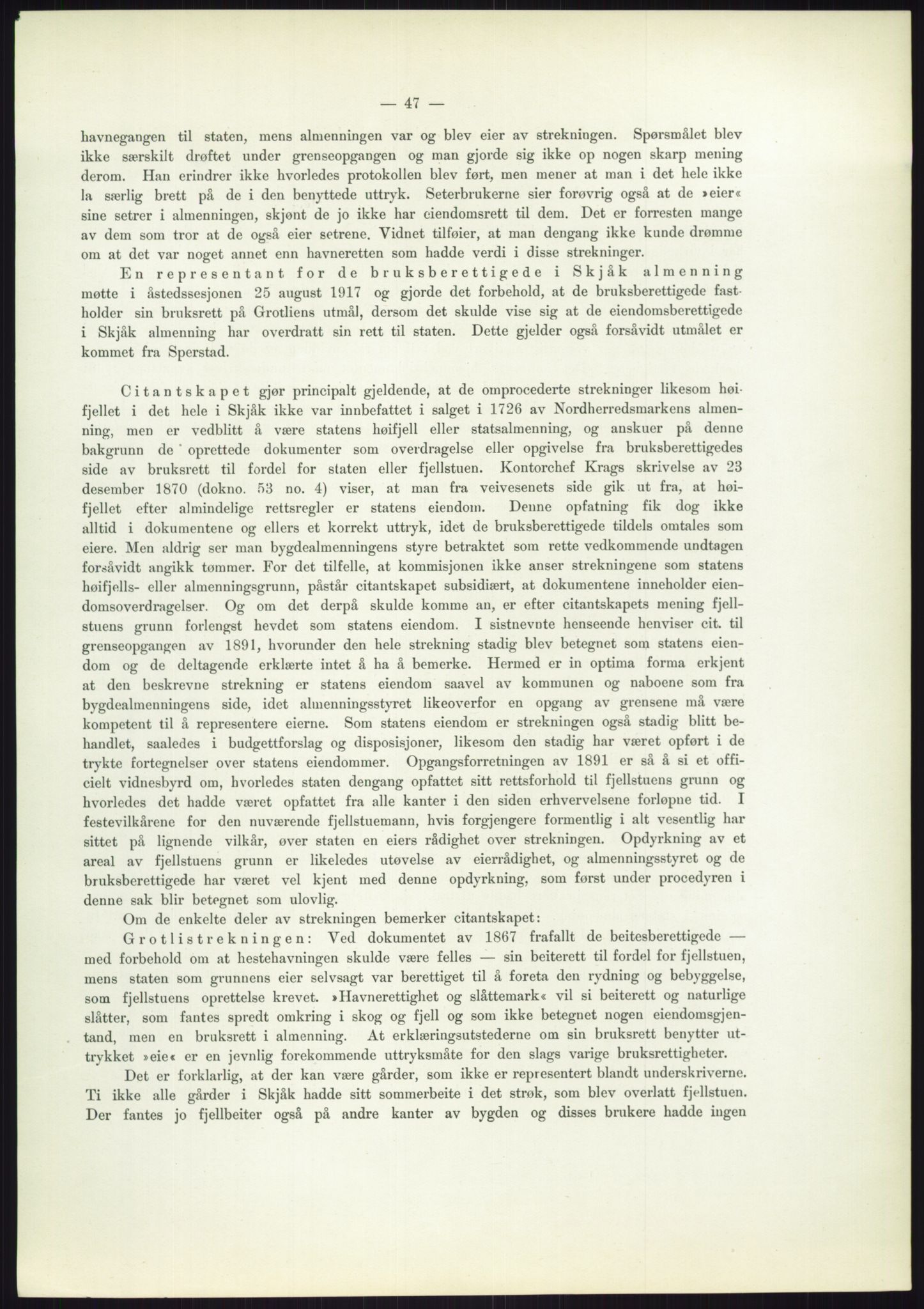 Høyfjellskommisjonen, AV/RA-S-1546/X/Xa/L0001: Nr. 1-33, 1909-1953, p. 2956