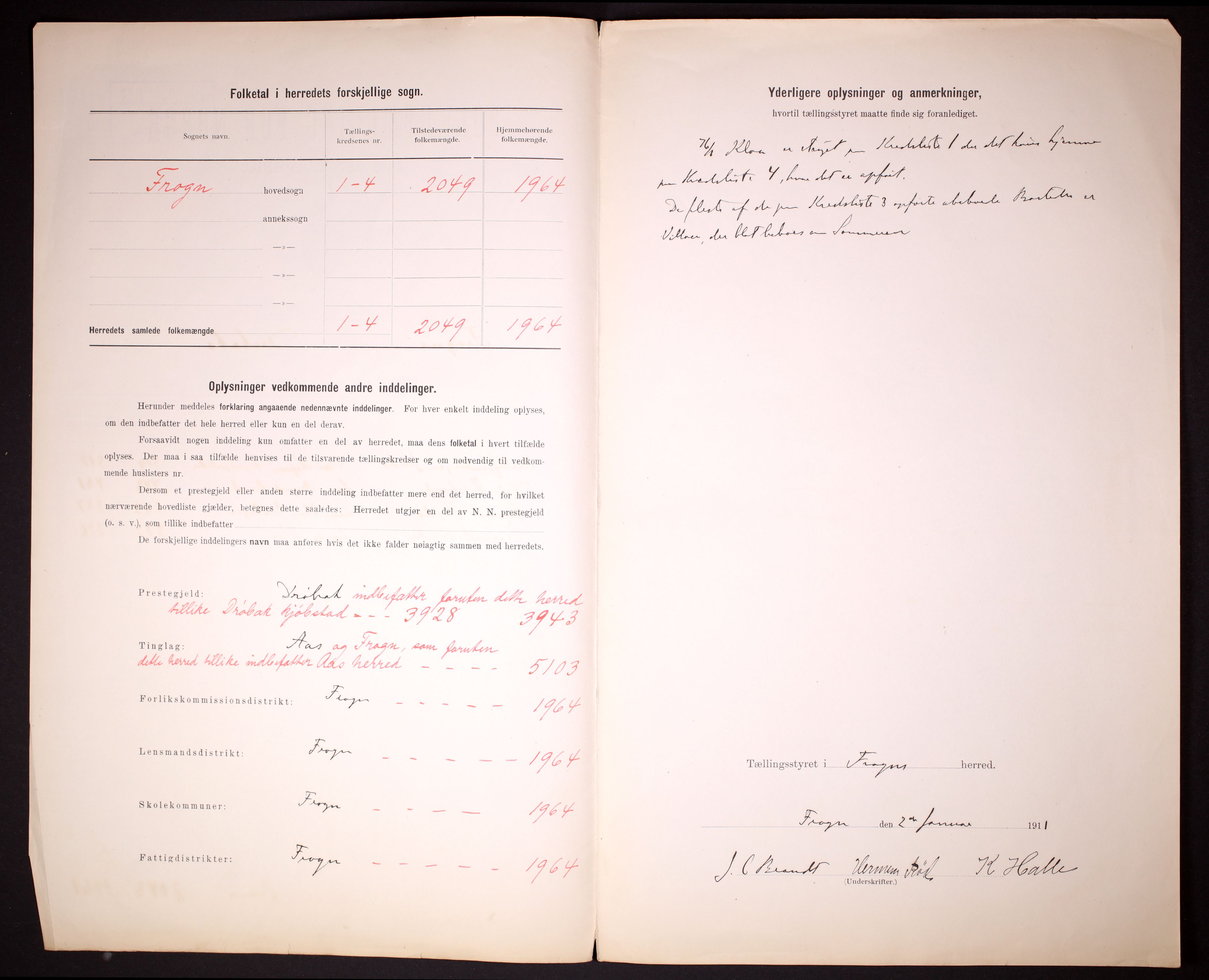 RA, 1910 census for Frogn, 1910, p. 3