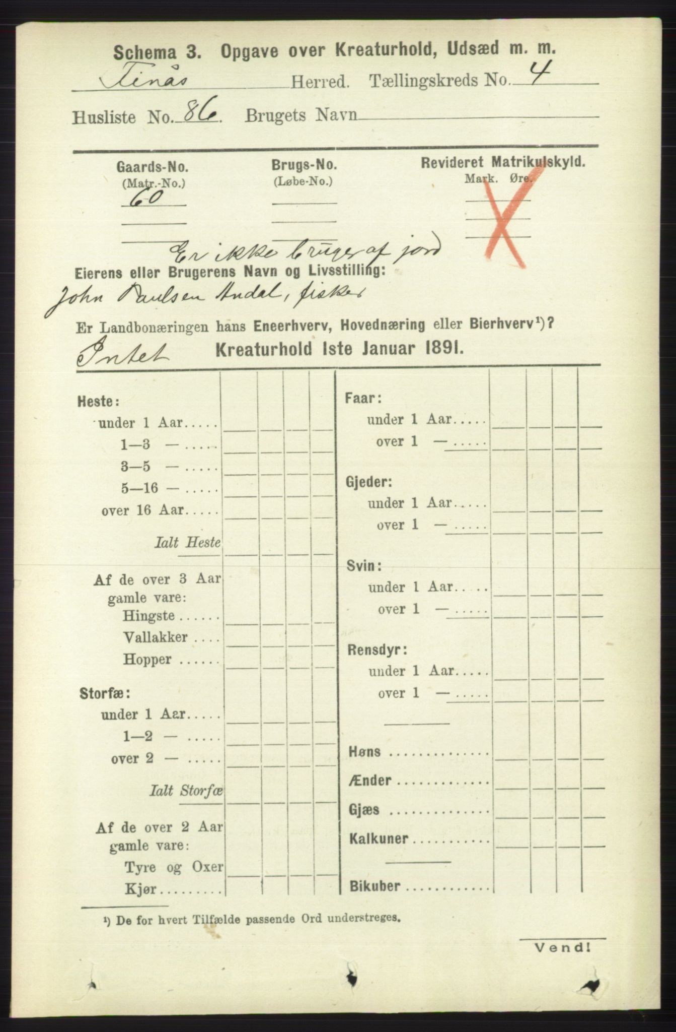 RA, 1891 census for 1218 Finnås, 1891, p. 6590