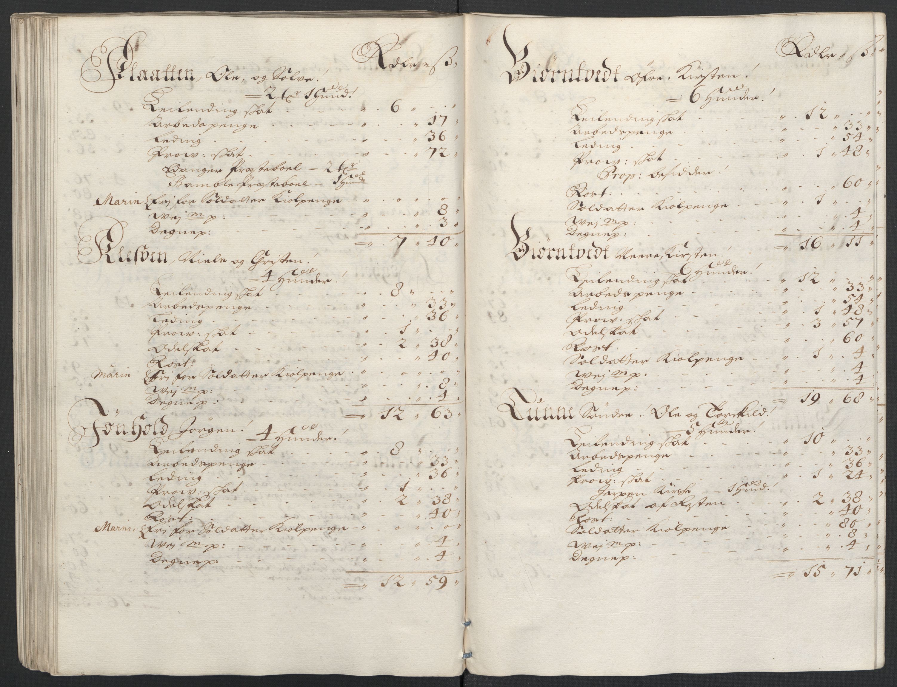 Rentekammeret inntil 1814, Reviderte regnskaper, Fogderegnskap, AV/RA-EA-4092/R36/L2097: Fogderegnskap Øvre og Nedre Telemark og Bamble, 1697, p. 135