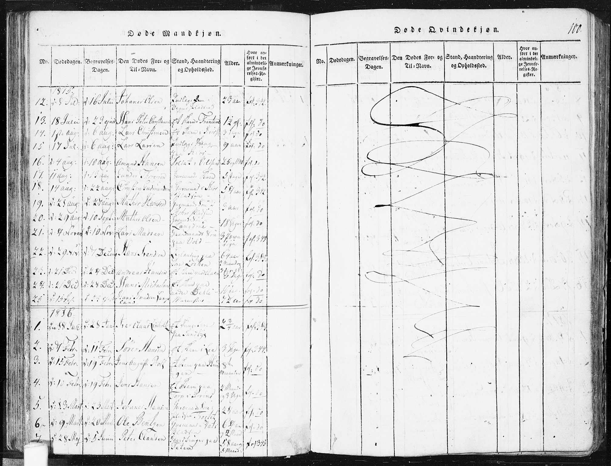 Spydeberg prestekontor Kirkebøker, AV/SAO-A-10924/F/Fa/L0004: Parish register (official) no. I 4, 1814-1841, p. 100