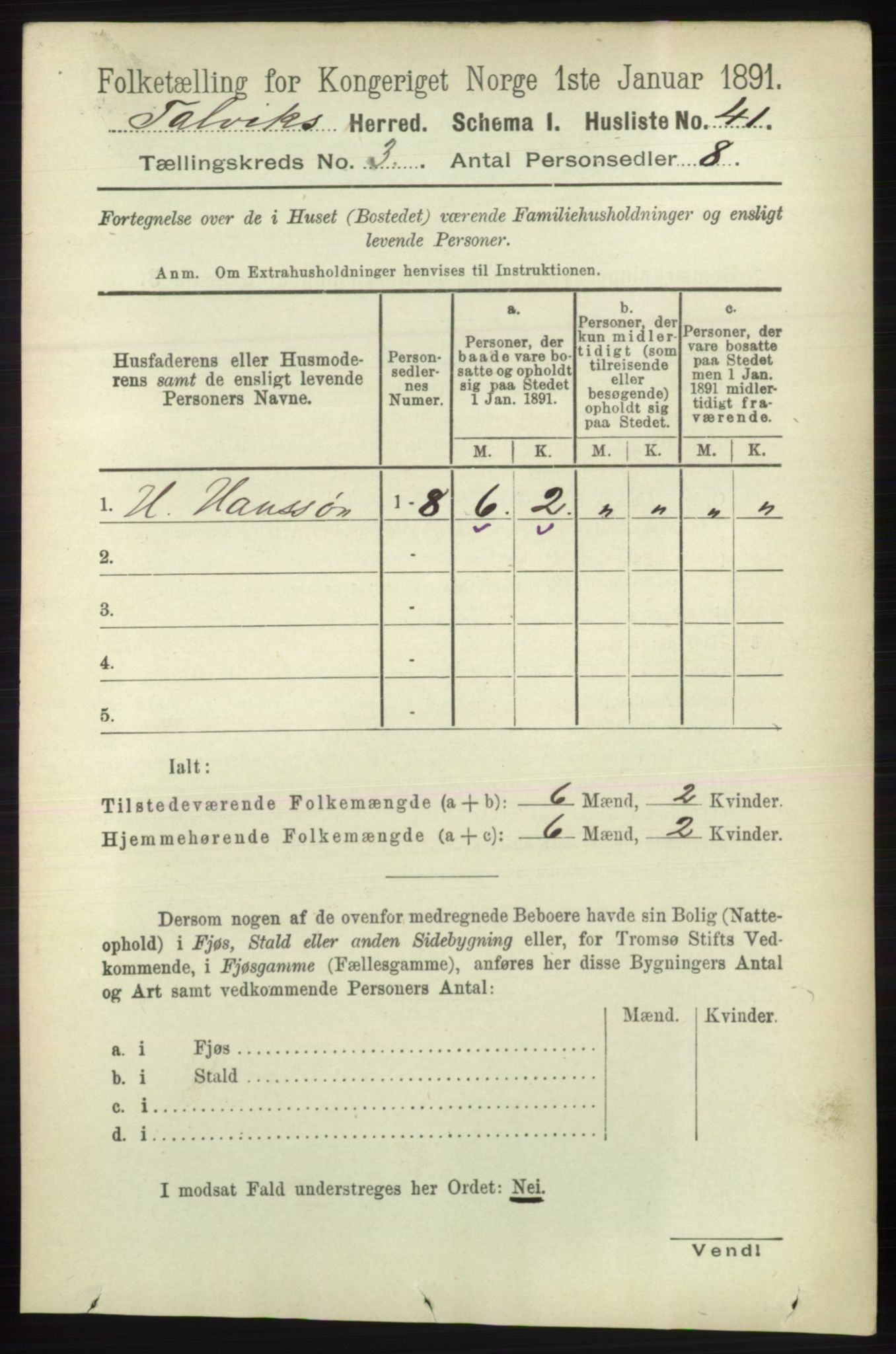 RA, 1891 census for 2013 Talvik, 1891, p. 714