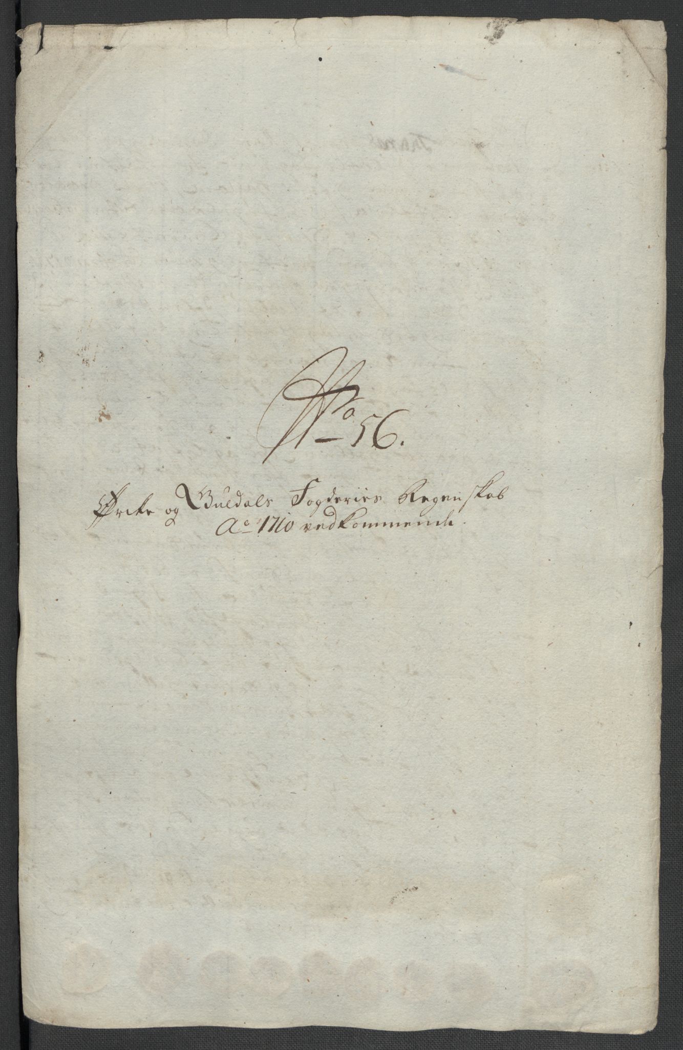 Rentekammeret inntil 1814, Reviderte regnskaper, Fogderegnskap, AV/RA-EA-4092/R60/L3960: Fogderegnskap Orkdal og Gauldal, 1710, p. 426