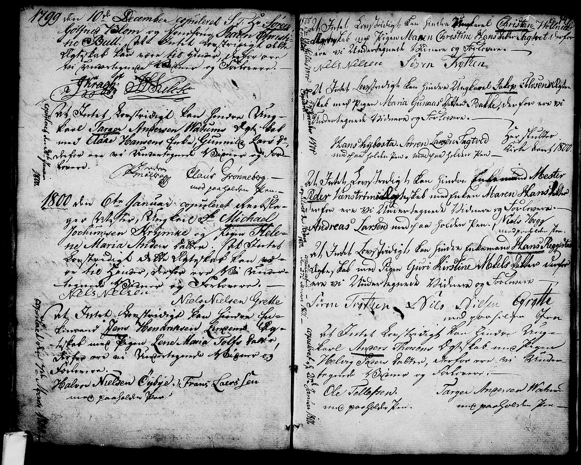 Larvik kirkebøker, AV/SAKO-A-352/G/Ga/L0001: Parish register (copy) no. I 1, 1785-1807, p. 147