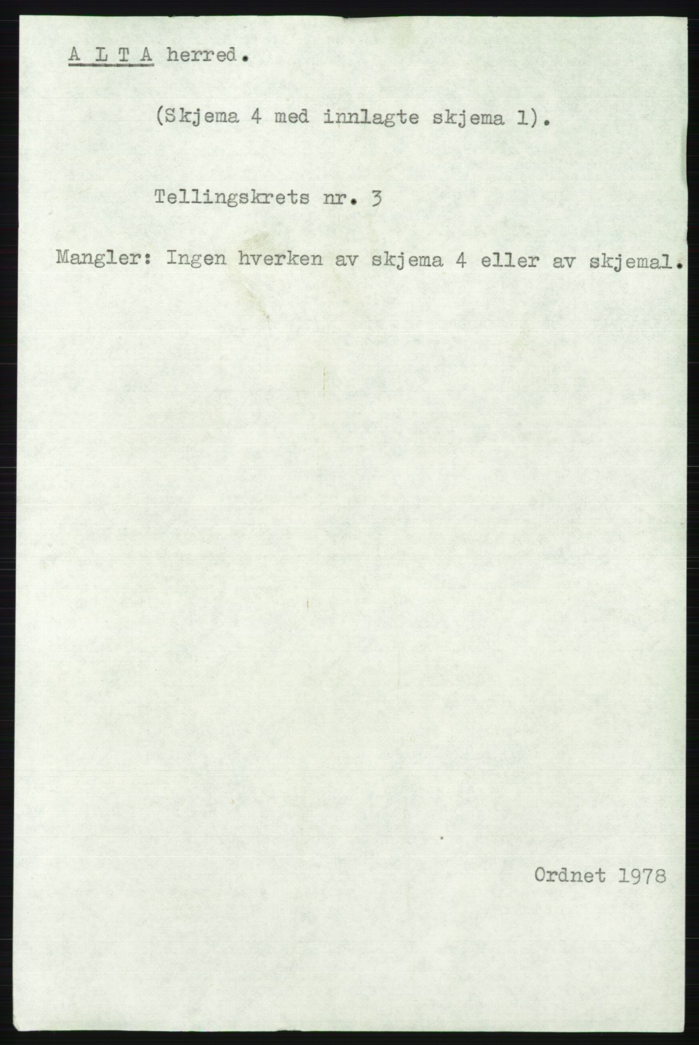 SATØ, 1920 census for Alta, 1920, p. 2272