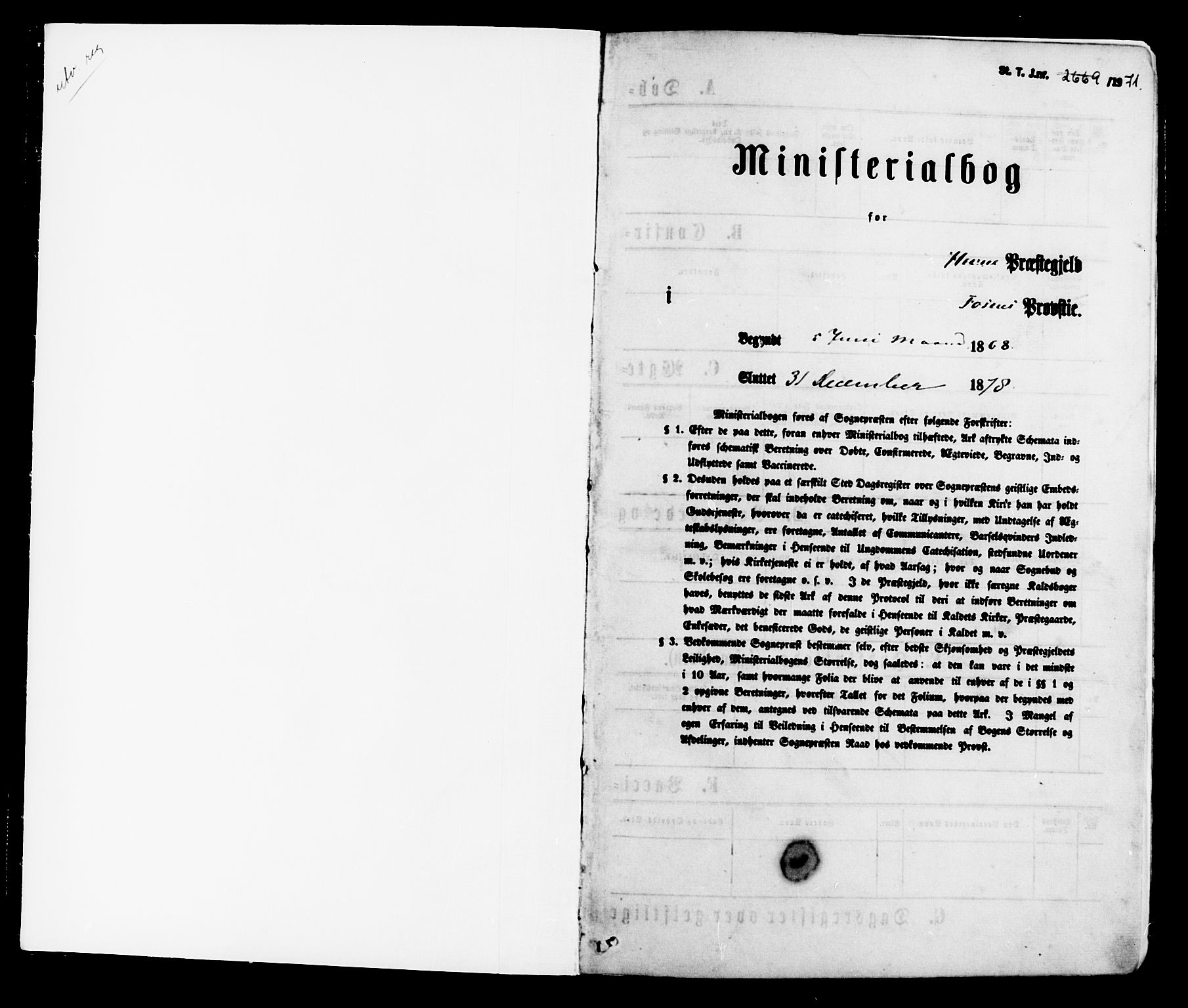 Ministerialprotokoller, klokkerbøker og fødselsregistre - Sør-Trøndelag, SAT/A-1456/630/L0495: Parish register (official) no. 630A08, 1868-1878