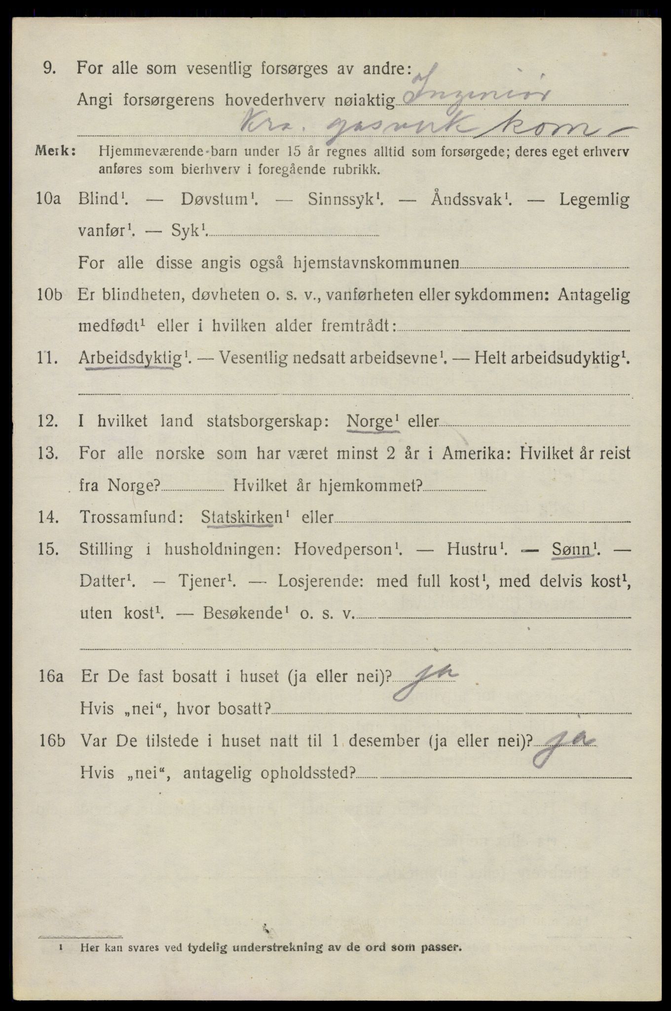 SAO, 1920 census for Bærum, 1920, p. 29845