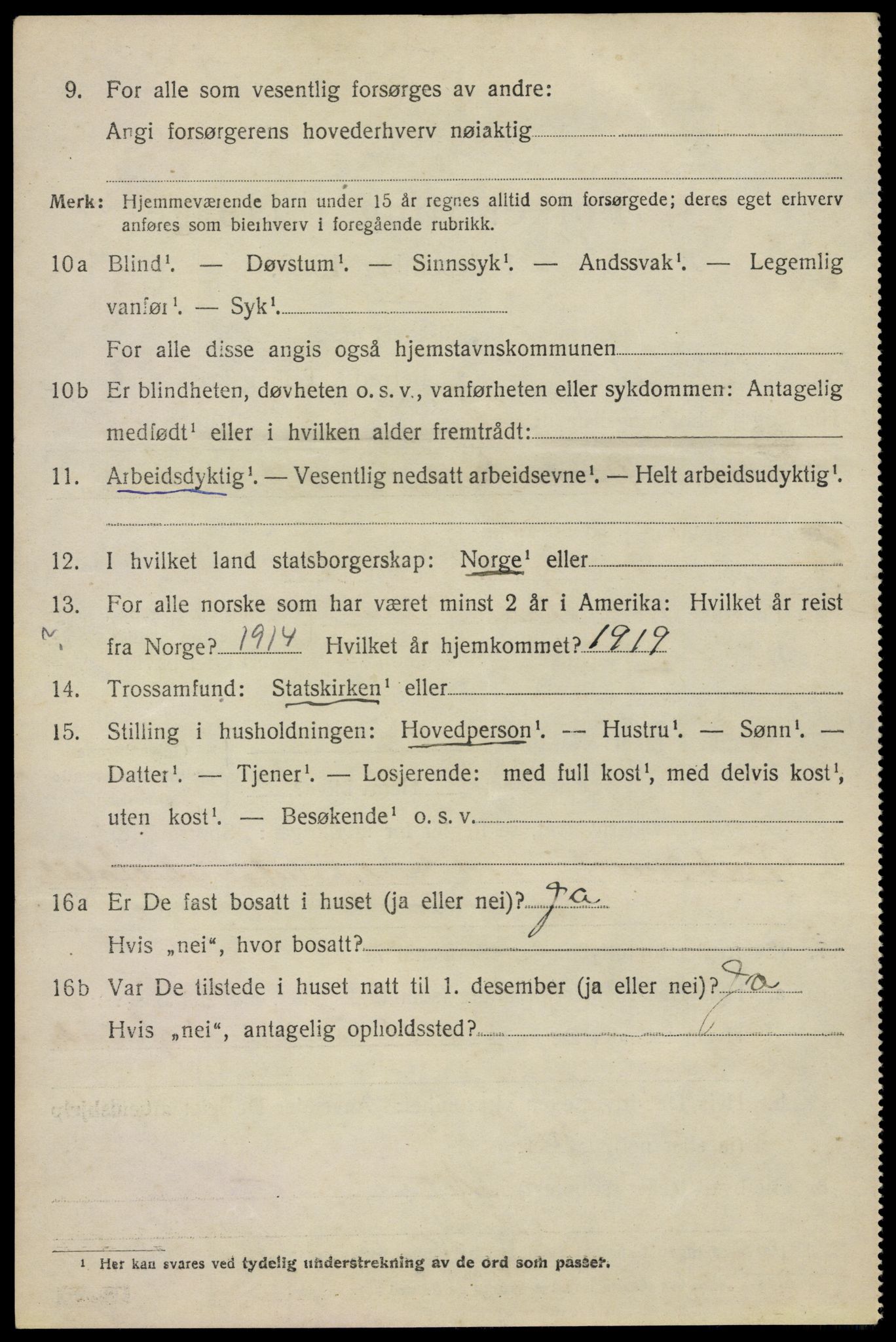 SAO, 1920 census for Moss land district, 1920, p. 7220