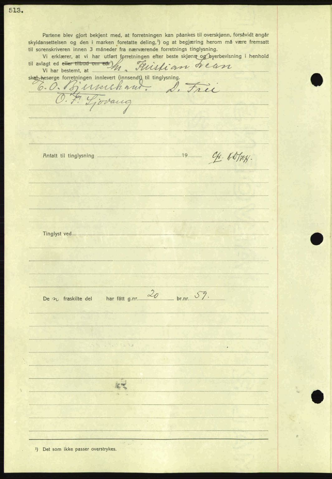 Nordmøre sorenskriveri, AV/SAT-A-4132/1/2/2Ca: Mortgage book no. A81, 1937-1937, Diary no: : 1041/1937