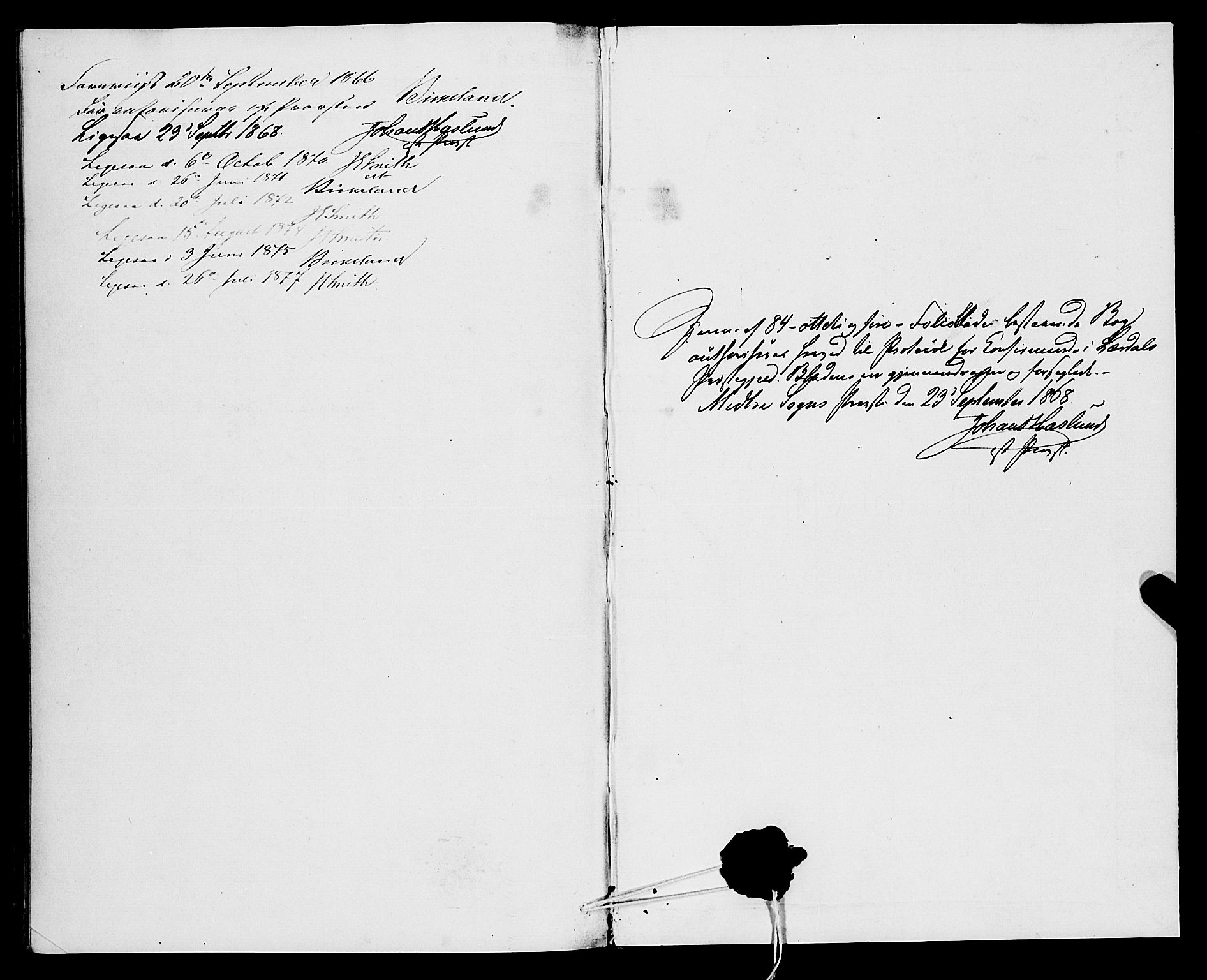 Lærdal sokneprestembete, SAB/A-81201: Parish register (official) no.  A 14, 1865-1877