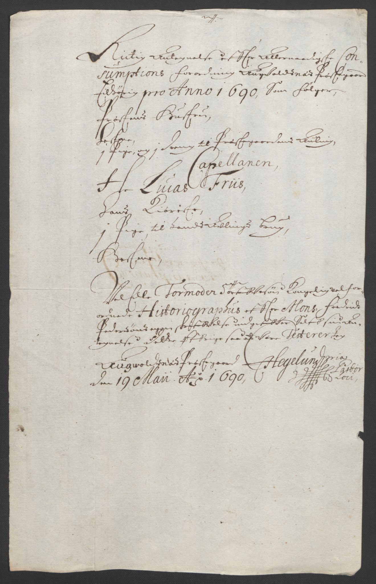 Rentekammeret inntil 1814, Reviderte regnskaper, Fogderegnskap, AV/RA-EA-4092/R47/L2856: Fogderegnskap Ryfylke, 1689-1693, p. 197