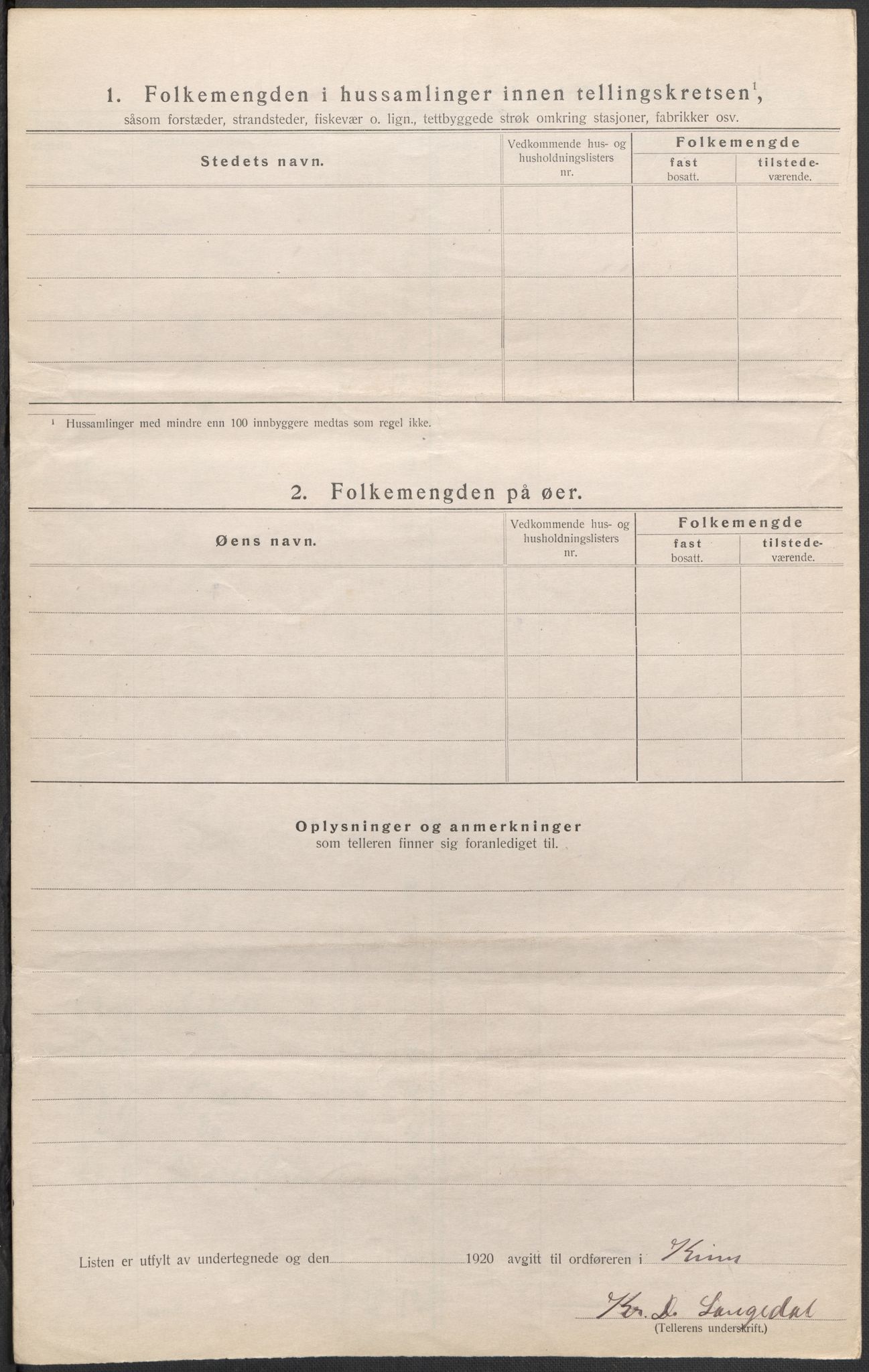 SAB, 1920 census for Kinn, 1920, p. 70