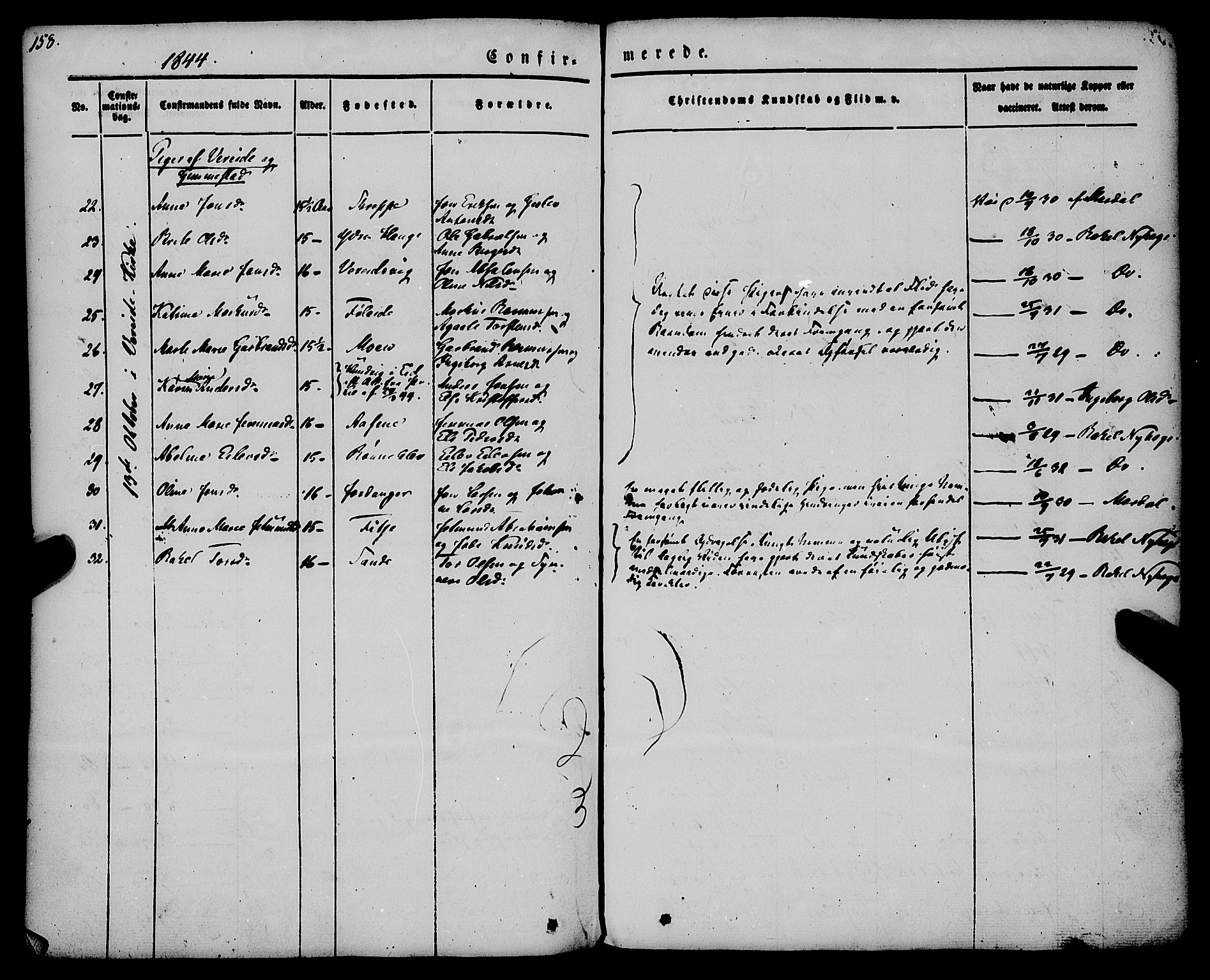 Gloppen sokneprestembete, AV/SAB-A-80101/H/Haa/Haaa/L0008: Parish register (official) no. A 8, 1837-1855, p. 158