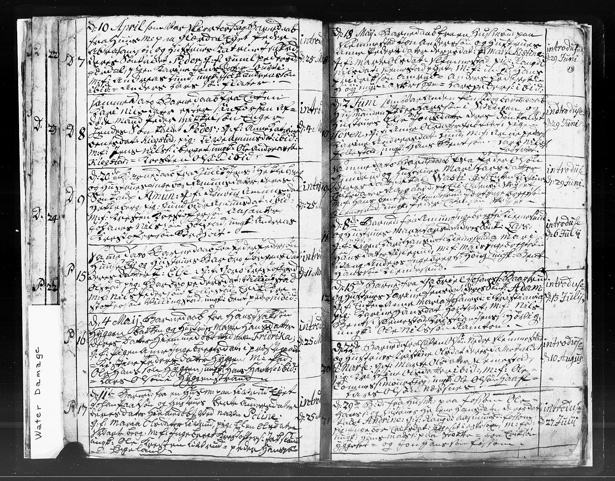 Røyken kirkebøker, AV/SAKO-A-241/G/Ga/L0002: Parish register (copy) no. 2, 1797-1810, p. 13