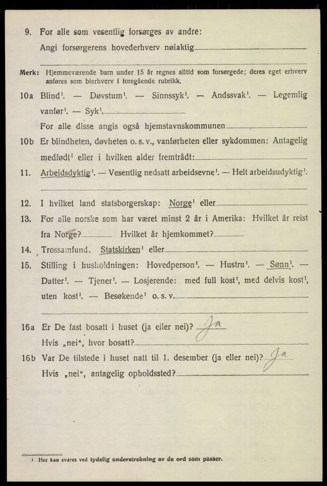 SAH, 1920 census for Nord-Fron, 1920, p. 4171