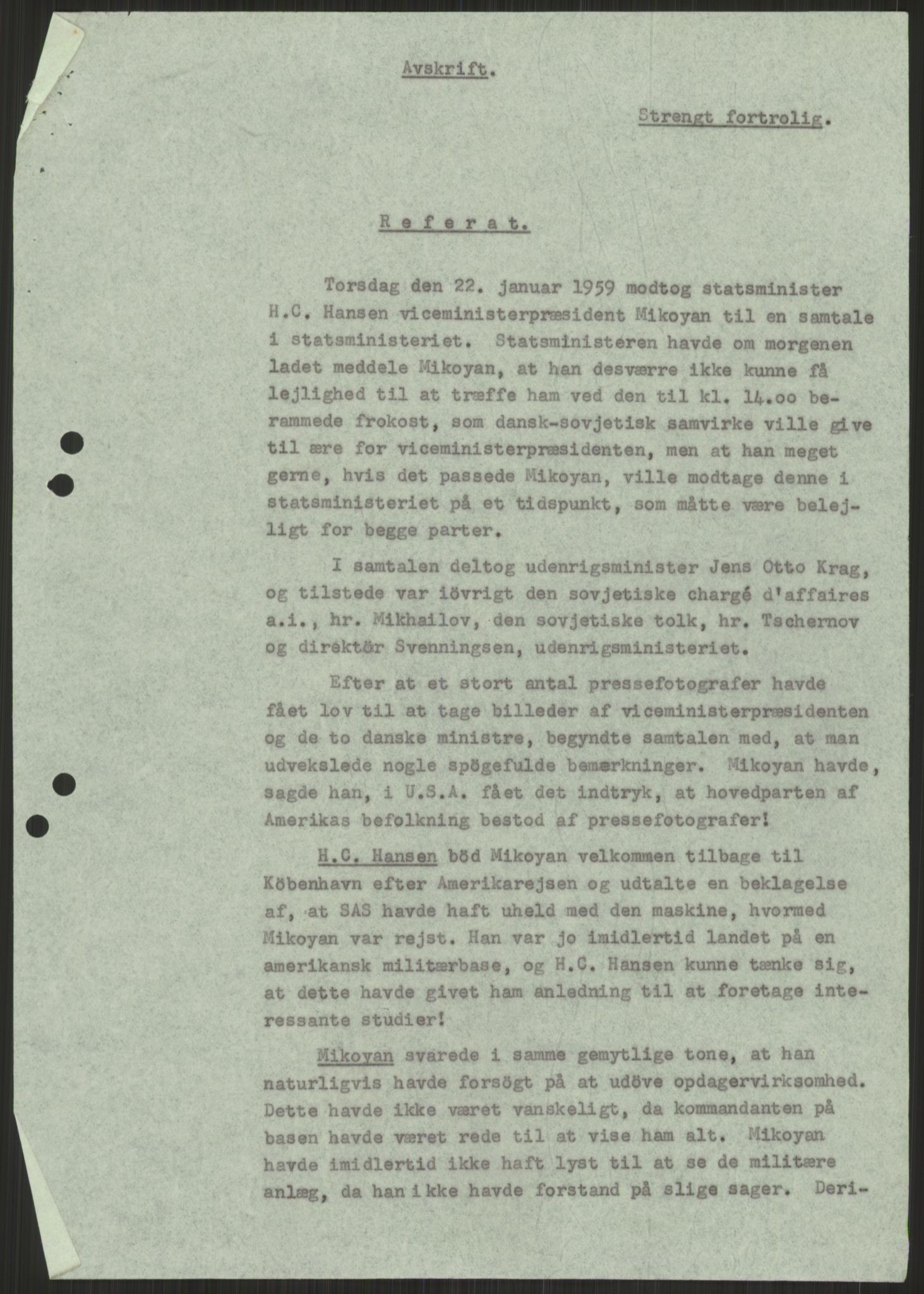 Utenriksdepartementet, RA/S-2259, 1951-1959, p. 139