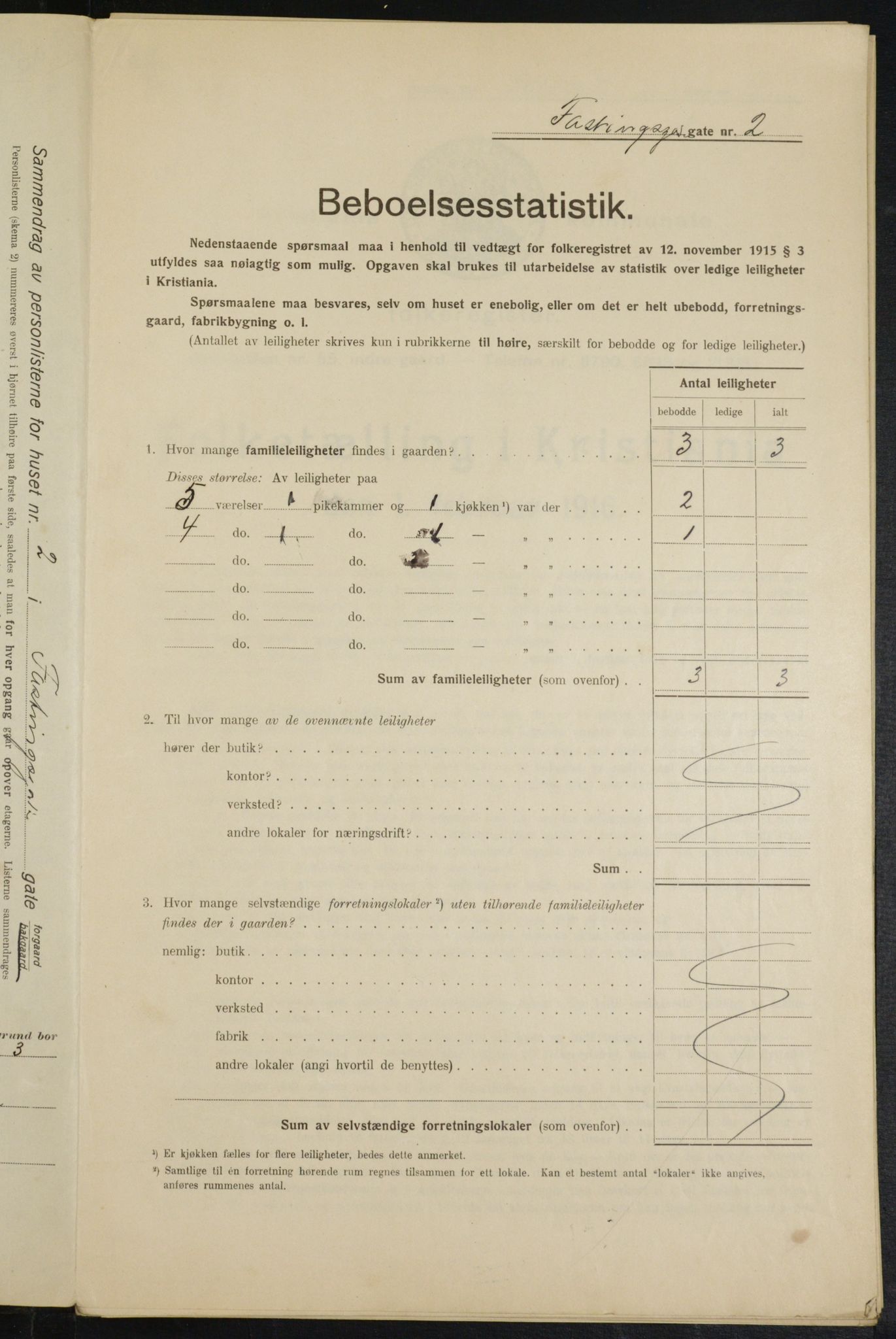 OBA, Municipal Census 1916 for Kristiania, 1916, p. 24006