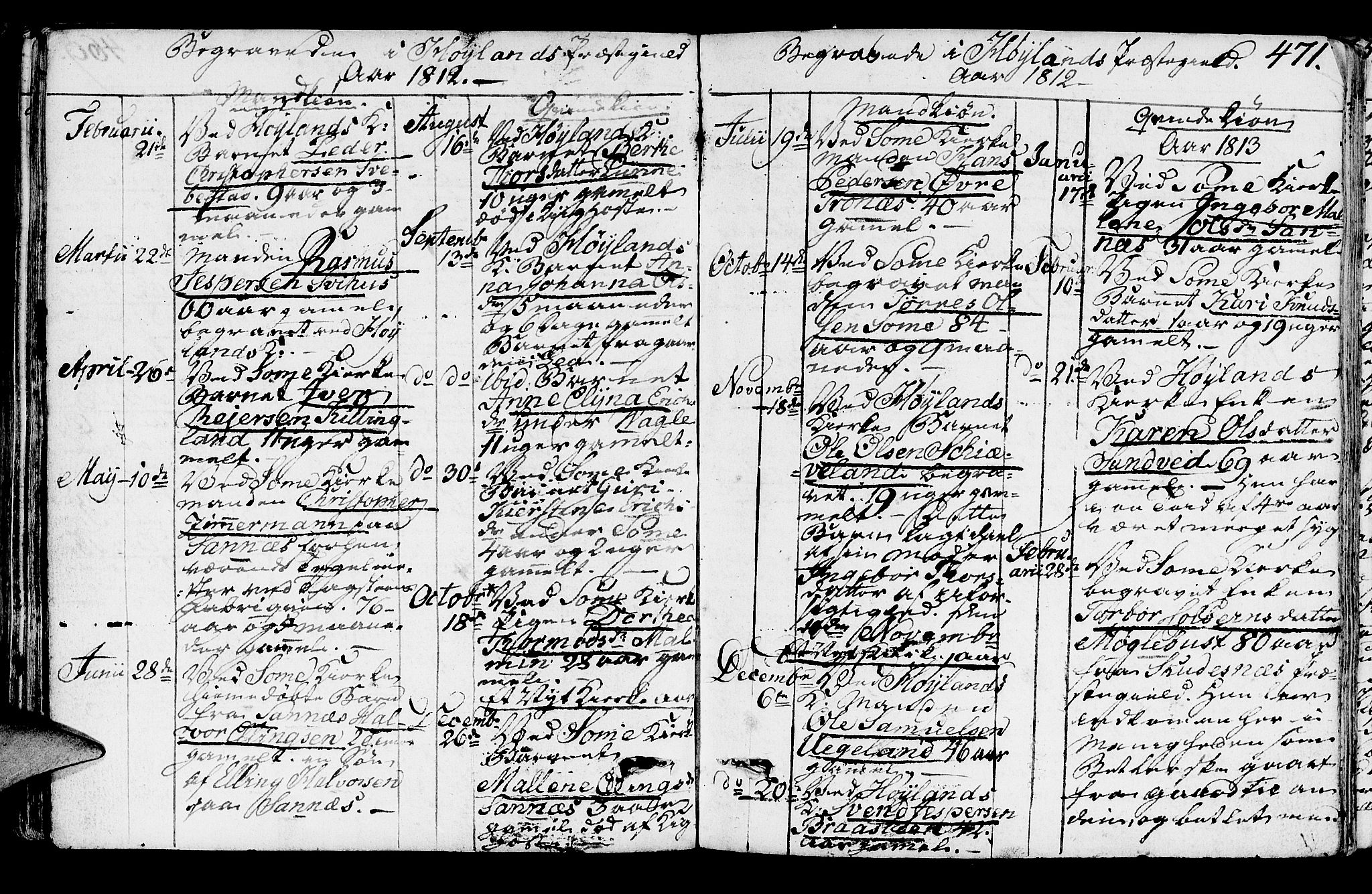 Høyland sokneprestkontor, SAST/A-101799/001/30BA/L0005: Parish register (official) no. A 5, 1804-1815, p. 471