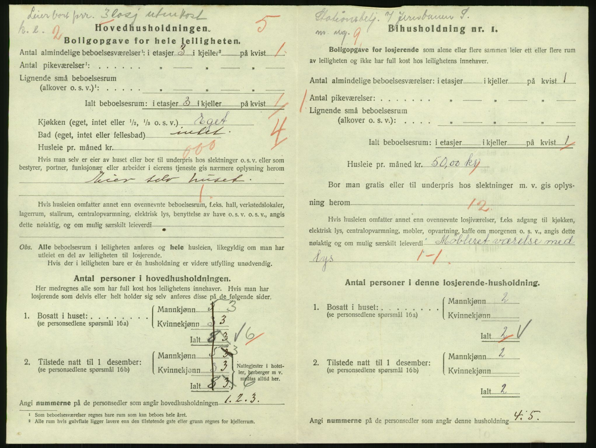 SAH, 1920 census for Gjøvik, 1920, p. 819