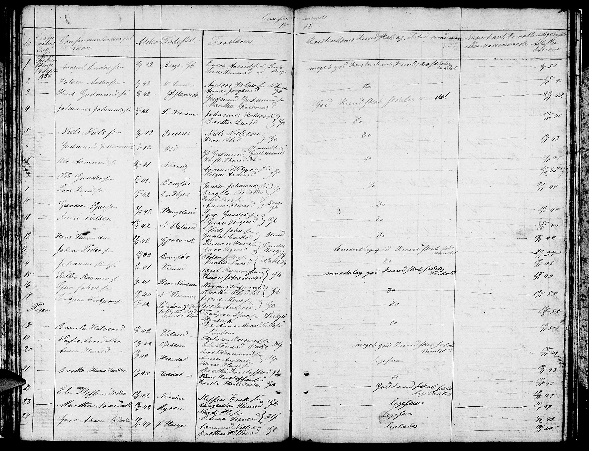 Ølen Sokneprestembete, SAB/A-79201/H/Hab: Parish register (copy) no. A 1, 1851-1863, p. 50