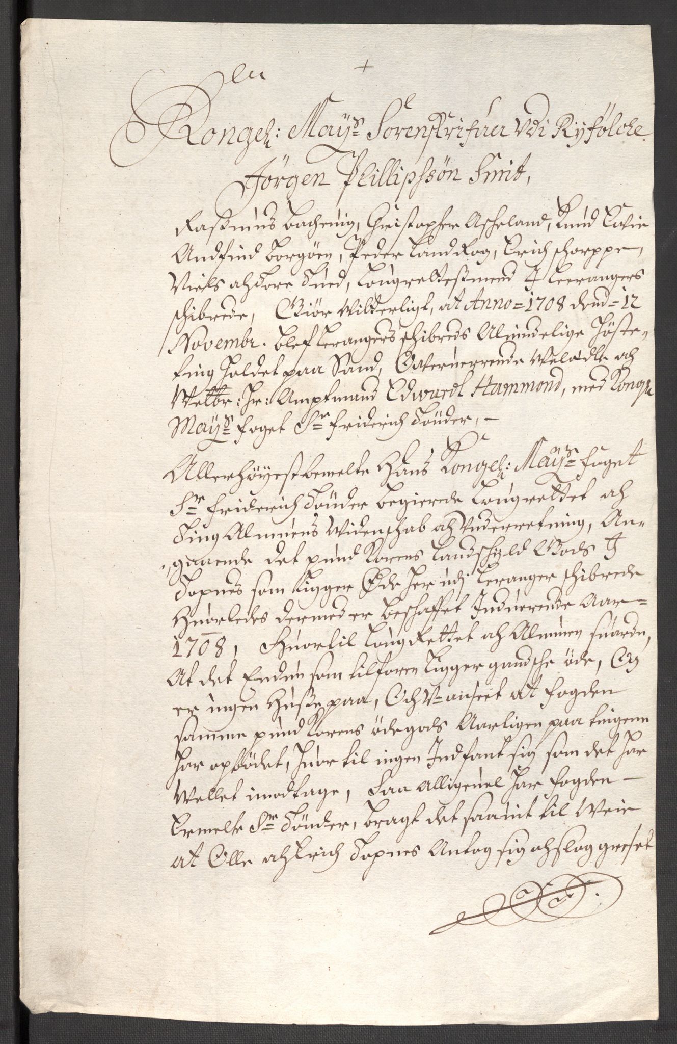 Rentekammeret inntil 1814, Reviderte regnskaper, Fogderegnskap, RA/EA-4092/R47/L2861: Fogderegnskap Ryfylke, 1706-1709, p. 185