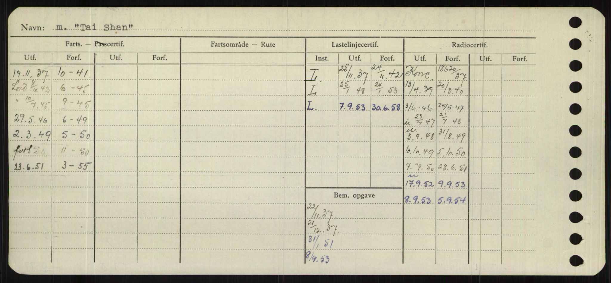 Sjøfartsdirektoratet med forløpere, Skipsmålingen, RA/S-1627/H/Hb/L0005: Fartøy, T-Å, p. 8