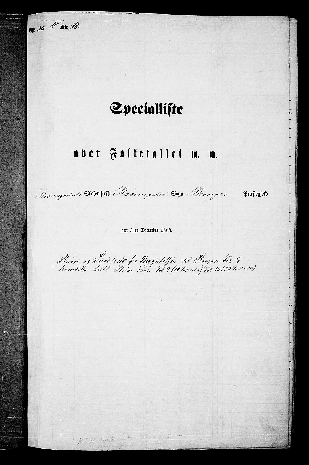 RA, 1865 census for Skoger, 1865, p. 128