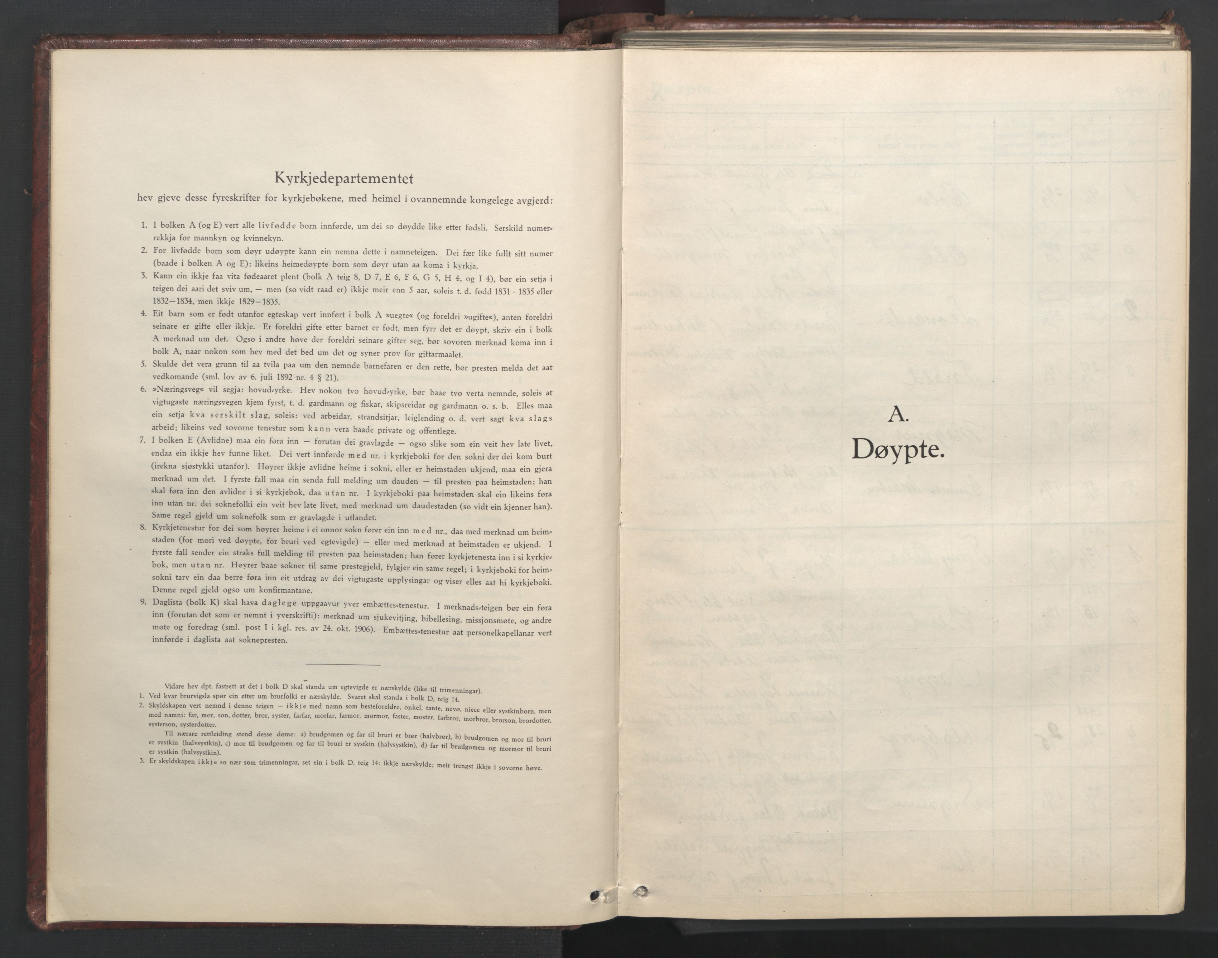 Ministerialprotokoller, klokkerbøker og fødselsregistre - Nordland, SAT/A-1459/838/L0561: Parish register (copy) no. 838C08, 1923-1953