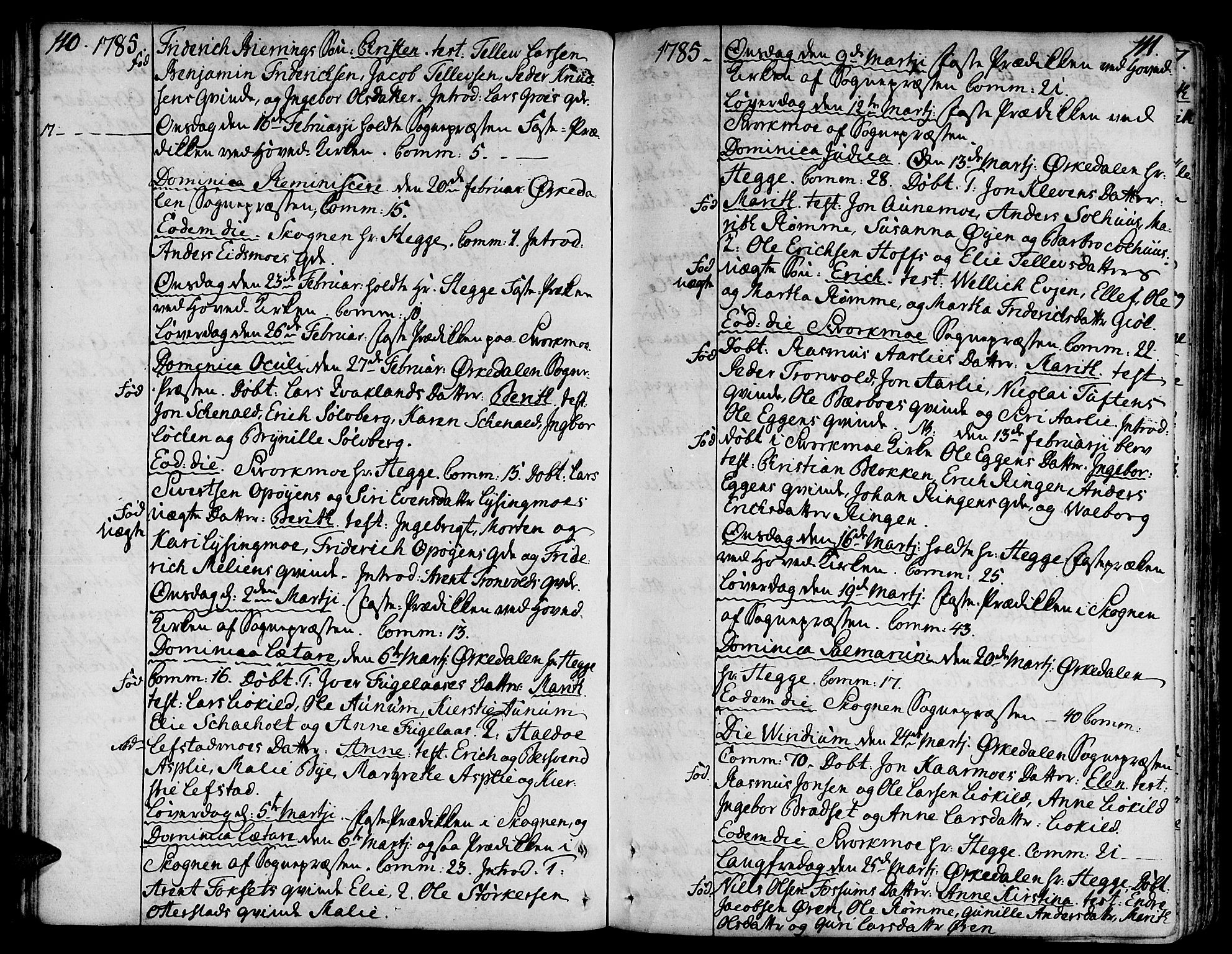 Ministerialprotokoller, klokkerbøker og fødselsregistre - Sør-Trøndelag, SAT/A-1456/668/L0802: Parish register (official) no. 668A02, 1776-1799, p. 110-111