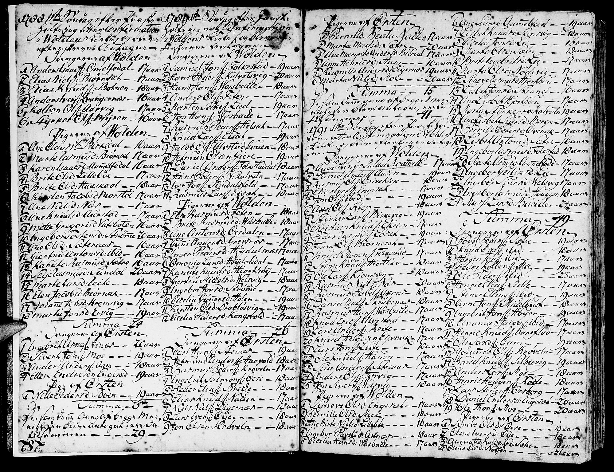 Ministerialprotokoller, klokkerbøker og fødselsregistre - Møre og Romsdal, AV/SAT-A-1454/511/L0137: Parish register (official) no. 511A04, 1787-1816