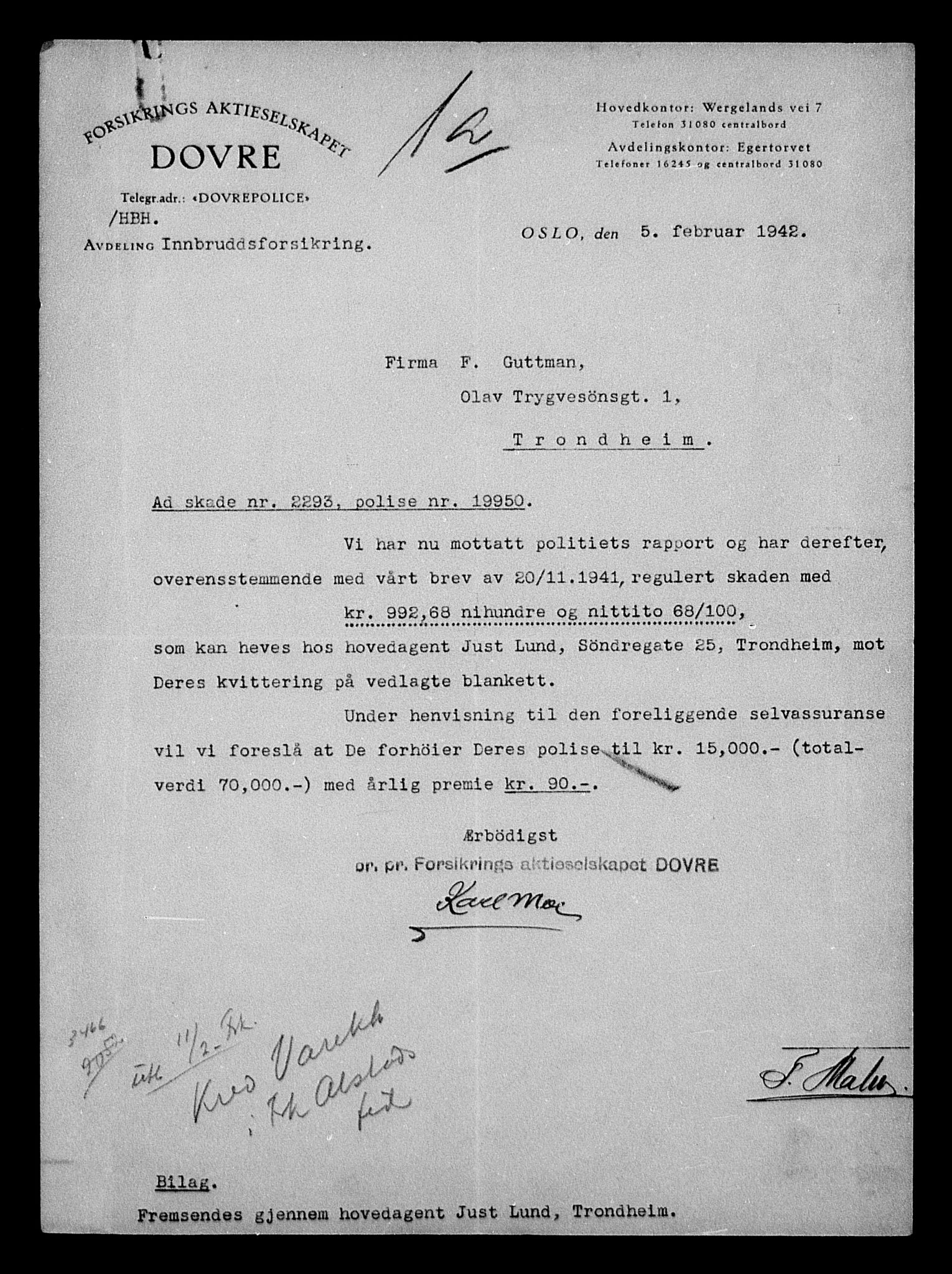 Justisdepartementet, Tilbakeføringskontoret for inndratte formuer, AV/RA-S-1564/H/Hc/Hca/L0896: --, 1945-1947, p. 62