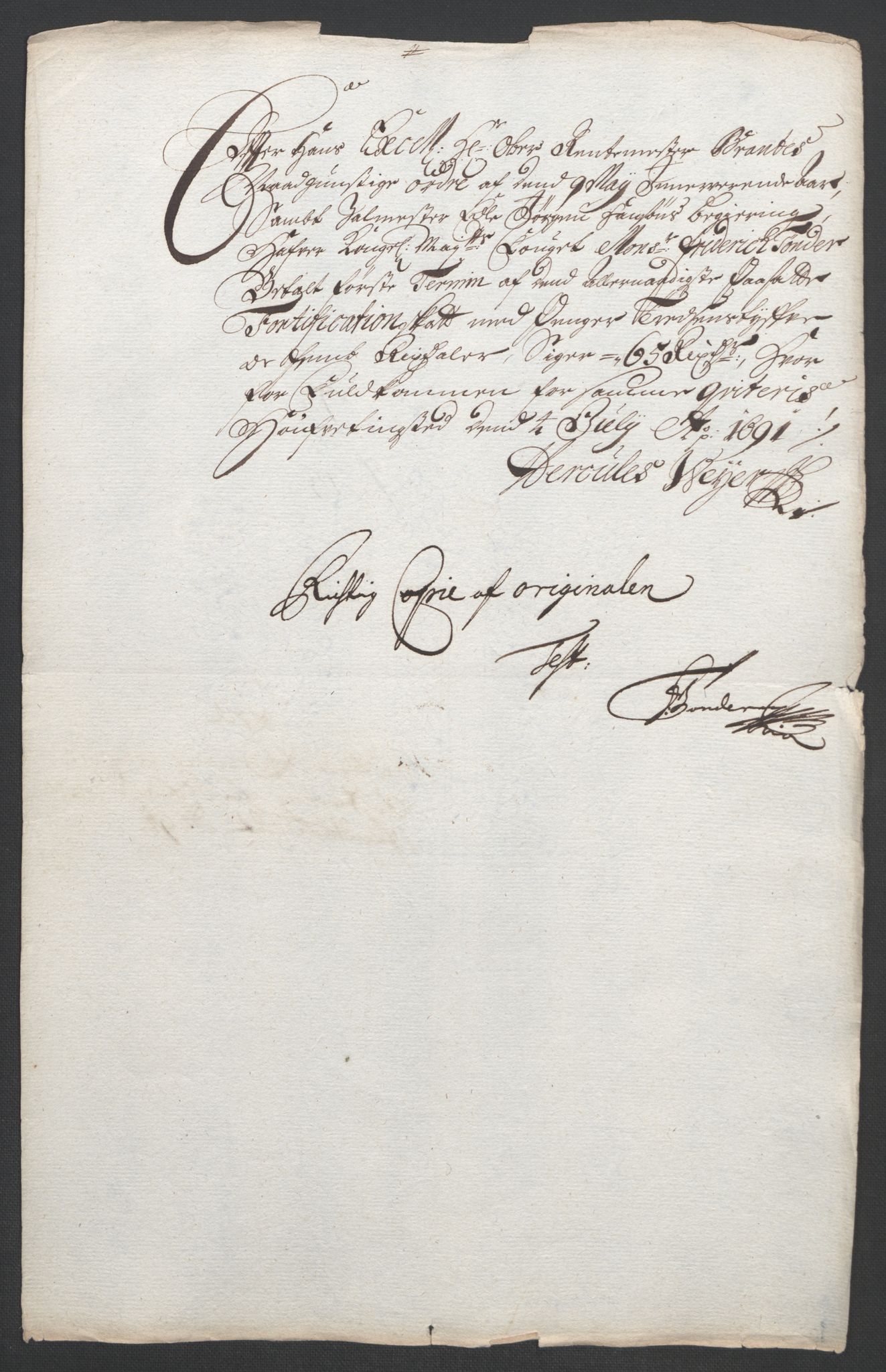 Rentekammeret inntil 1814, Reviderte regnskaper, Fogderegnskap, AV/RA-EA-4092/R47/L2856: Fogderegnskap Ryfylke, 1689-1693, p. 587