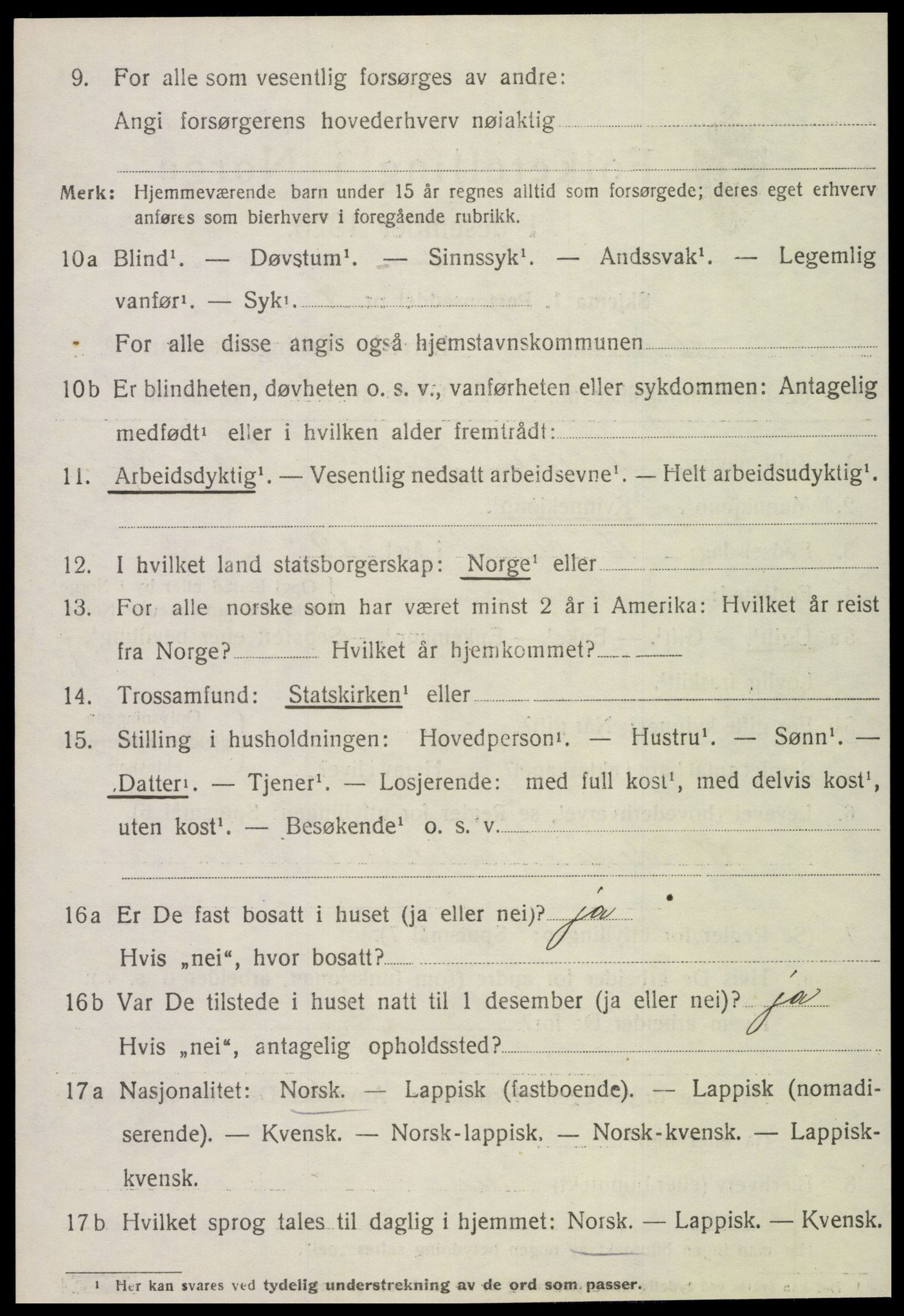 SAT, 1920 census for Inderøy, 1920, p. 5610