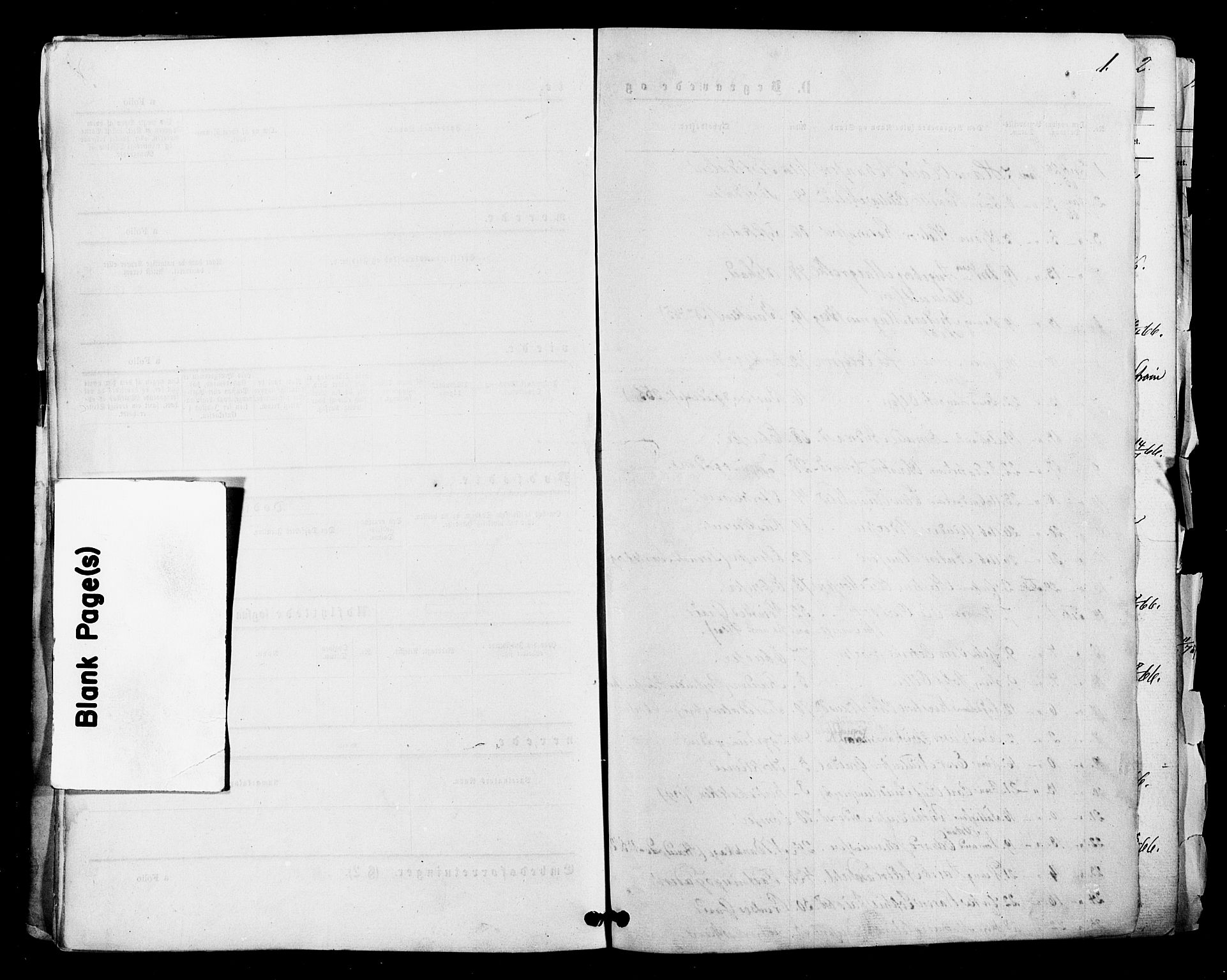 Halden prestekontor Kirkebøker, AV/SAO-A-10909/F/Fa/L0010: Parish register (official) no. I 10, 1866-1877, p. 1