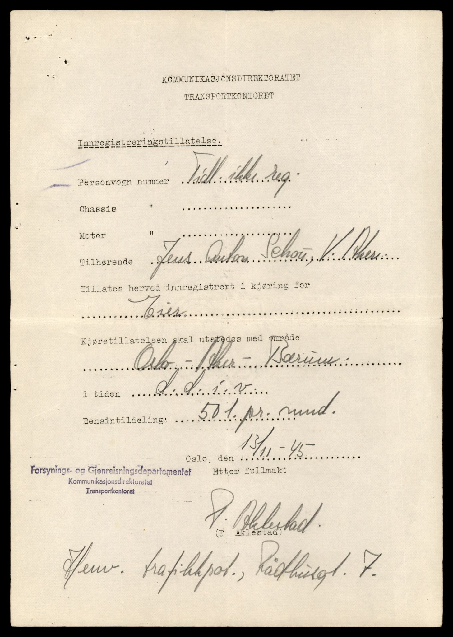 Møre og Romsdal vegkontor - Ålesund trafikkstasjon, AV/SAT-A-4099/F/Fe/L0026: Registreringskort for kjøretøy T 11046 - T 11160, 1927-1998, p. 1303