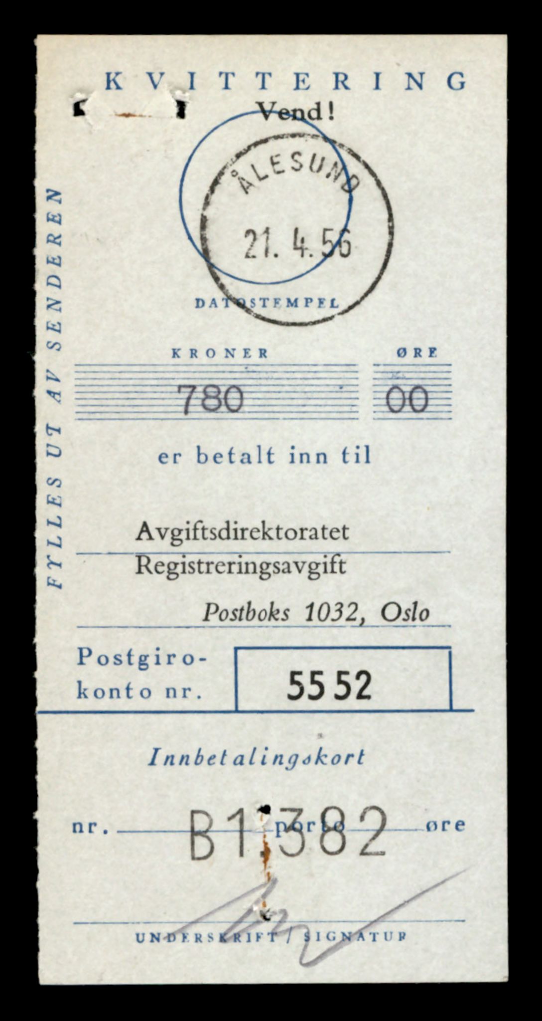 Møre og Romsdal vegkontor - Ålesund trafikkstasjon, SAT/A-4099/F/Fe/L0047: Registreringskort for kjøretøy T 14580 - T 14720, 1927-1998, p. 2937