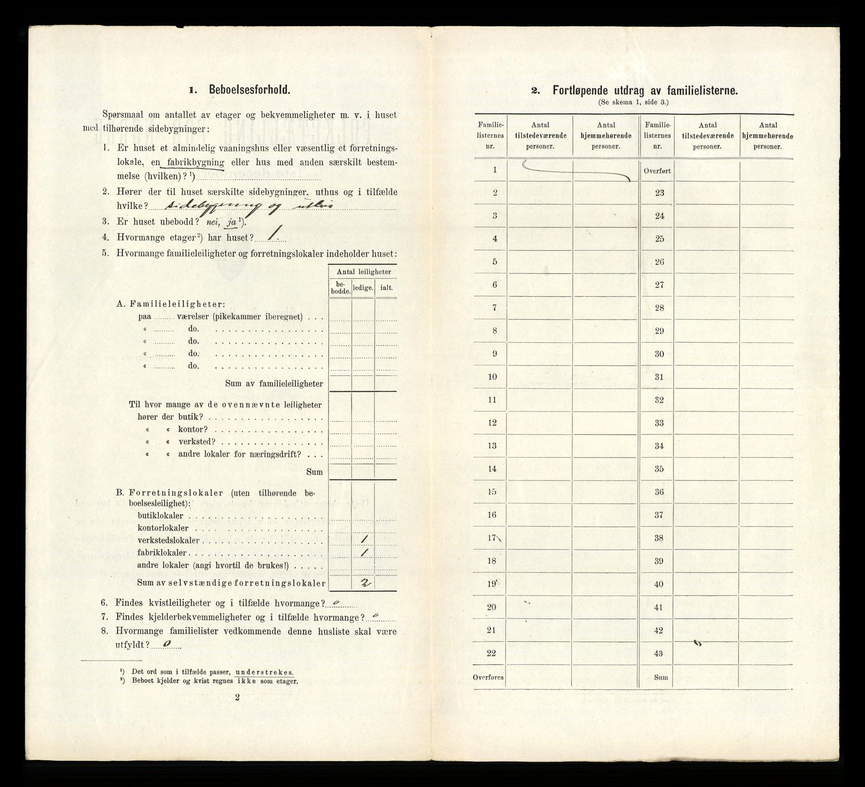 RA, 1910 census for Kragerø, 1910, p. 2495