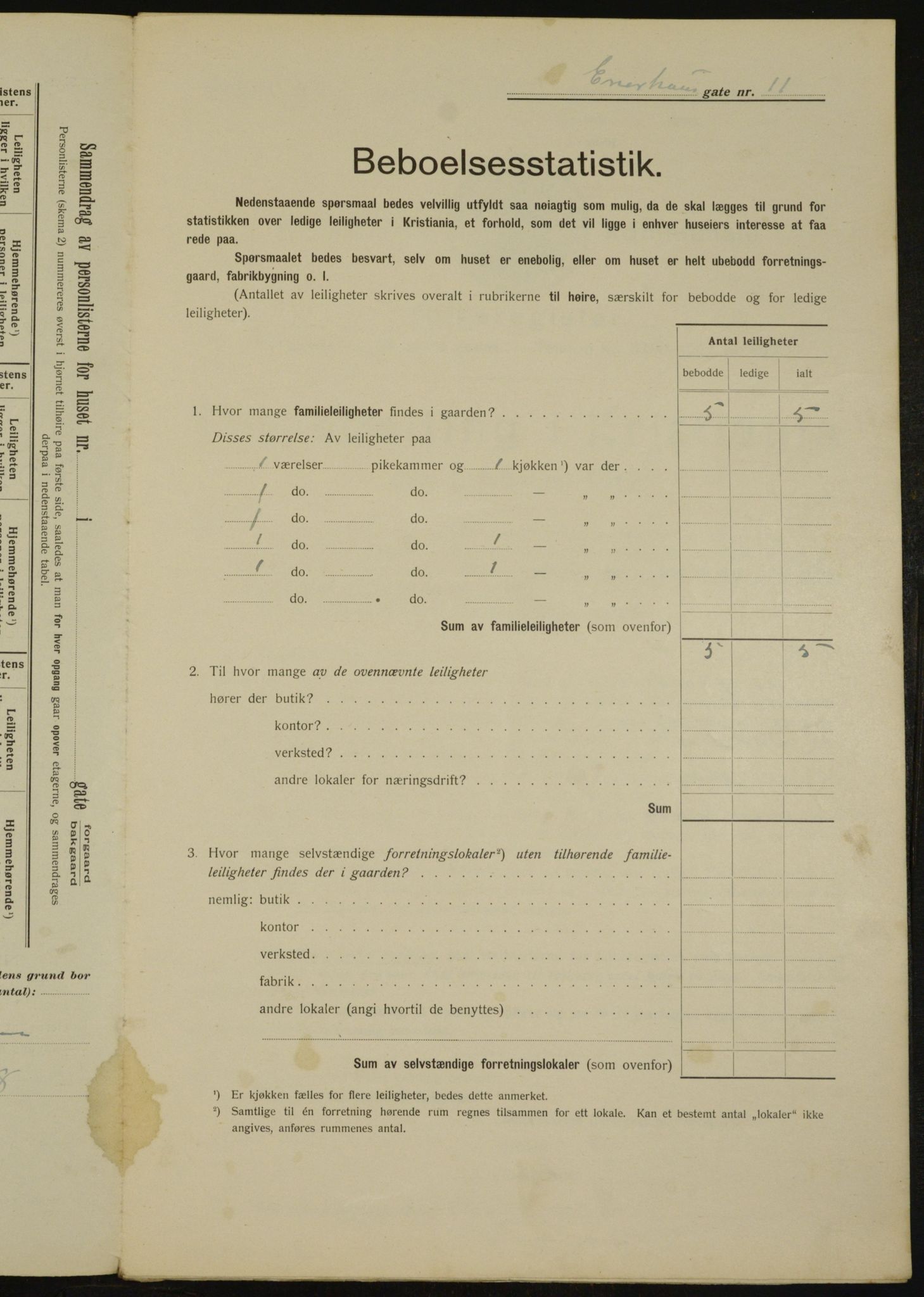 OBA, Municipal Census 1912 for Kristiania, 1912, p. 21501