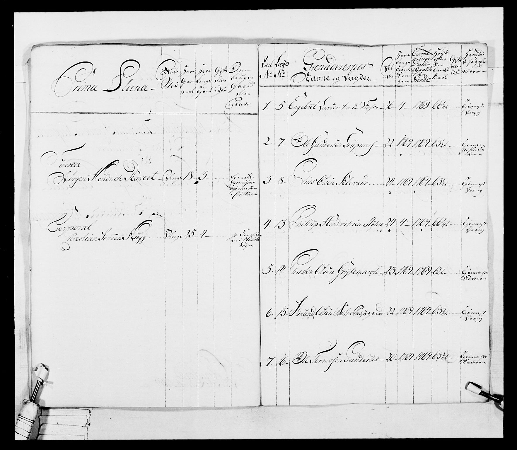 Generalitets- og kommissariatskollegiet, Det kongelige norske kommissariatskollegium, AV/RA-EA-5420/E/Eh/L0037: 1. Akershusiske nasjonale infanteriregiment, 1767-1773, p. 29